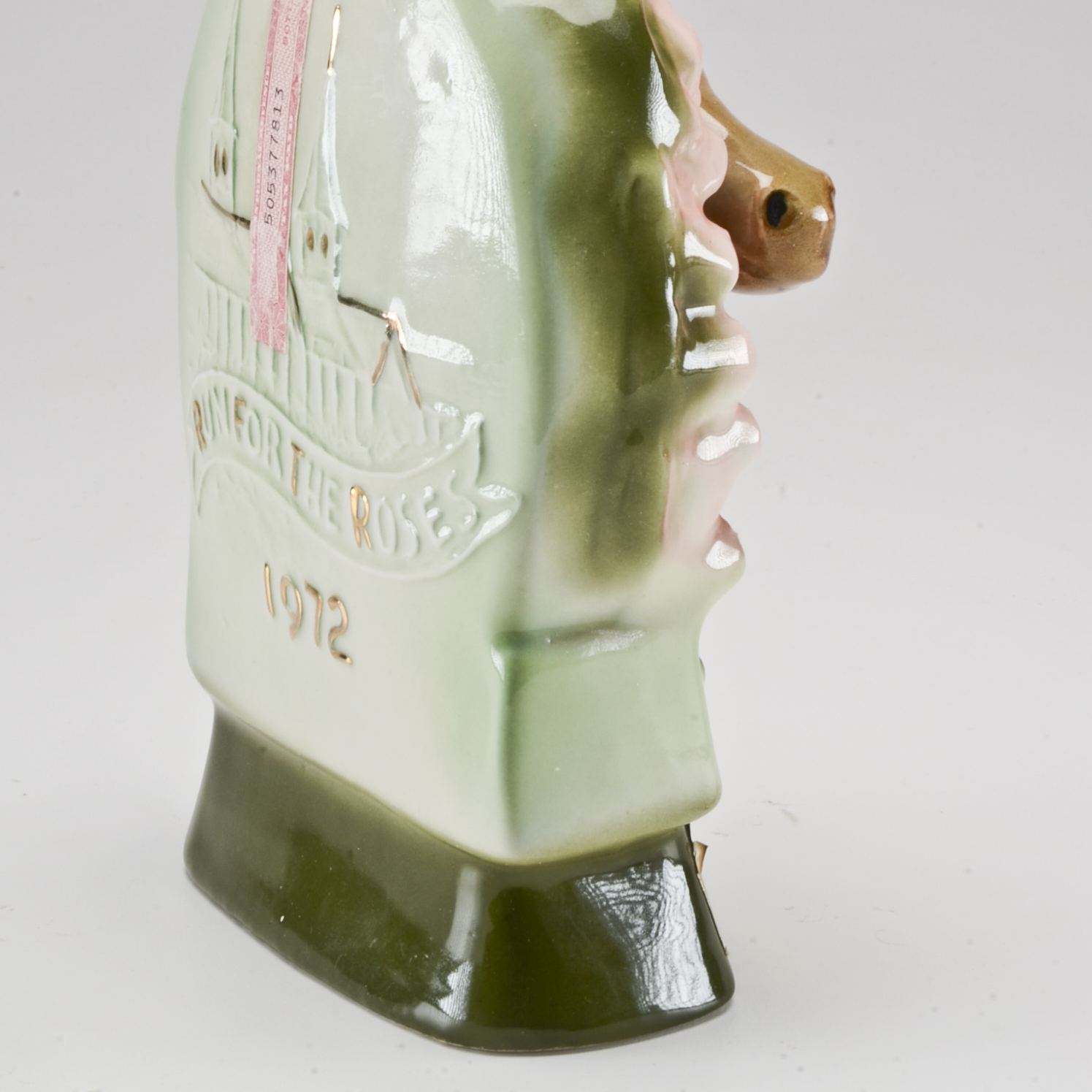 1972 Canonero II Jim  Beam Kentcky Derby  Regal China Whiskey Decanter