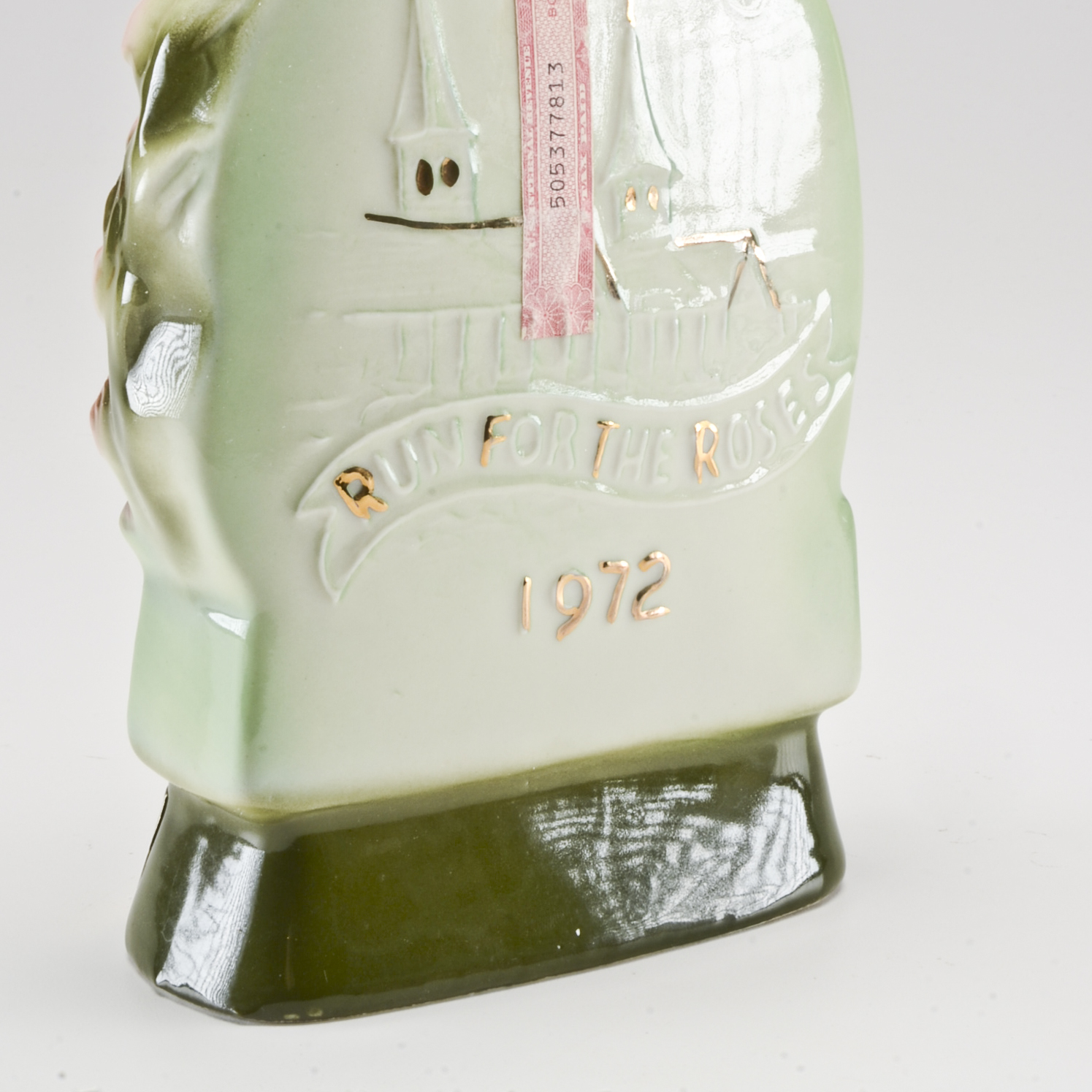1972 Canonero II Jim  Beam Kentcky Derby  Regal China Whiskey Decanter