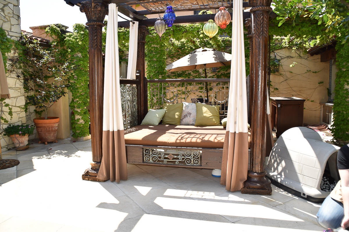 Antique Outdoor Canopy Bed