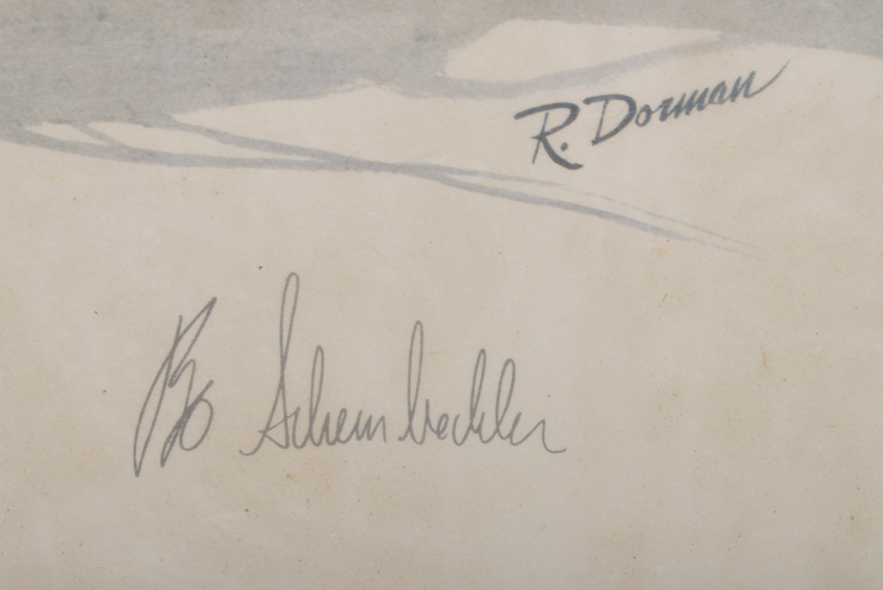 University of Michigan Print of Wolverine, Signed by Head Coach