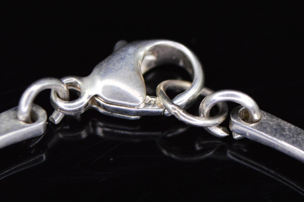 Sterling Silver Bracelet with Colored  CZs