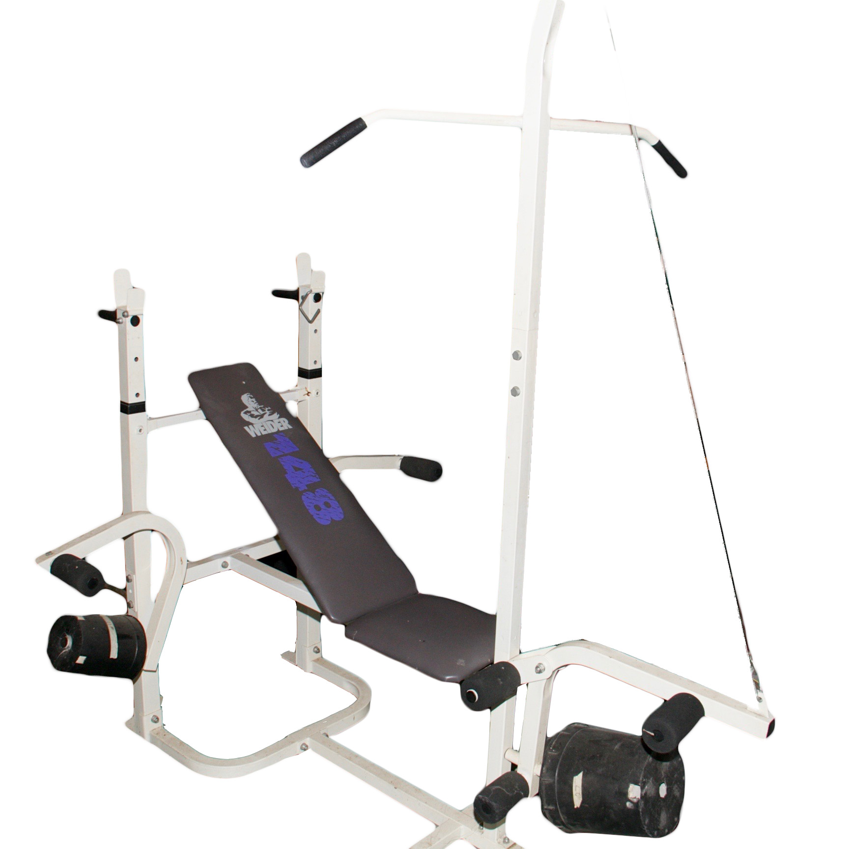 Weider bench press set shop