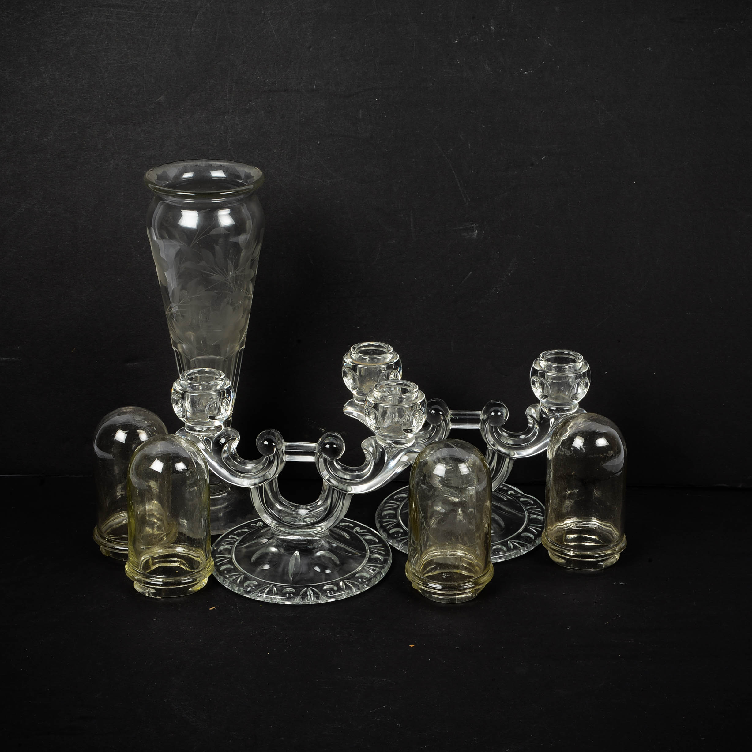 EAPG Group - Candelabras, McKee Innovation Vase and More