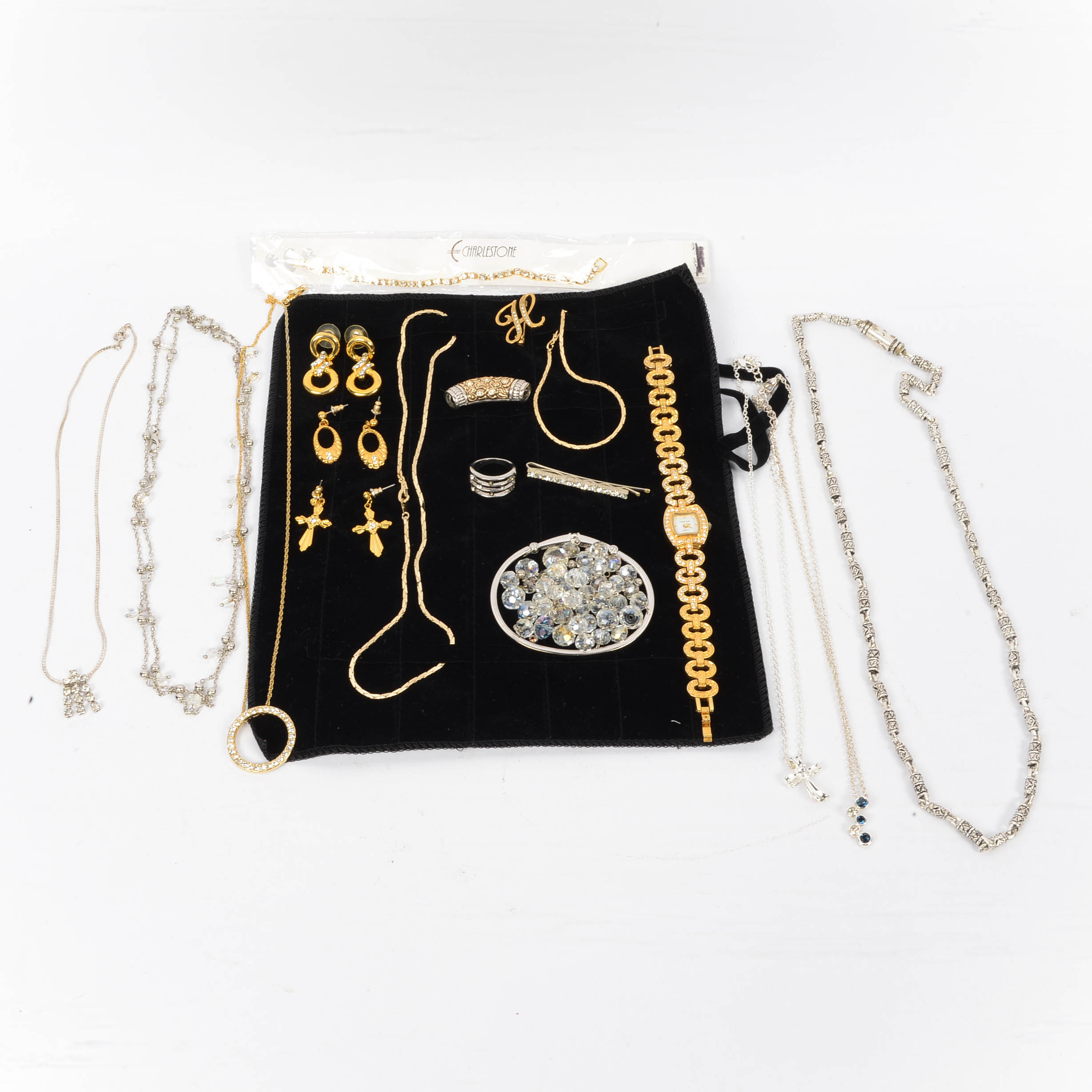 Crystal and Rhinestone Jewelry Selection