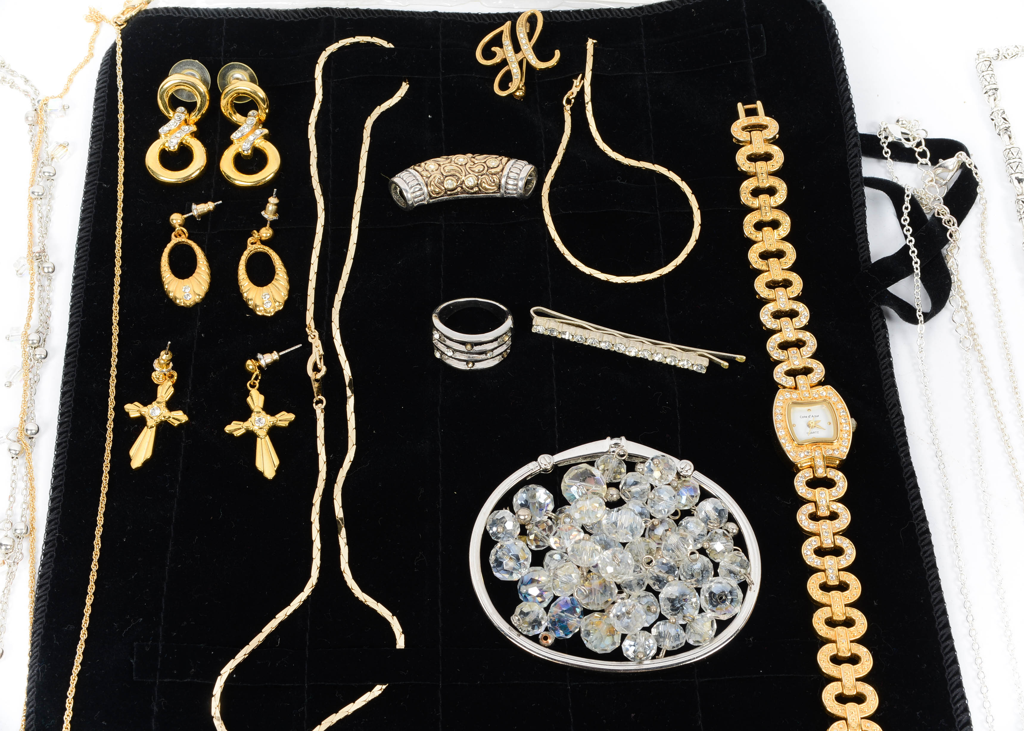 Crystal and Rhinestone Jewelry Selection