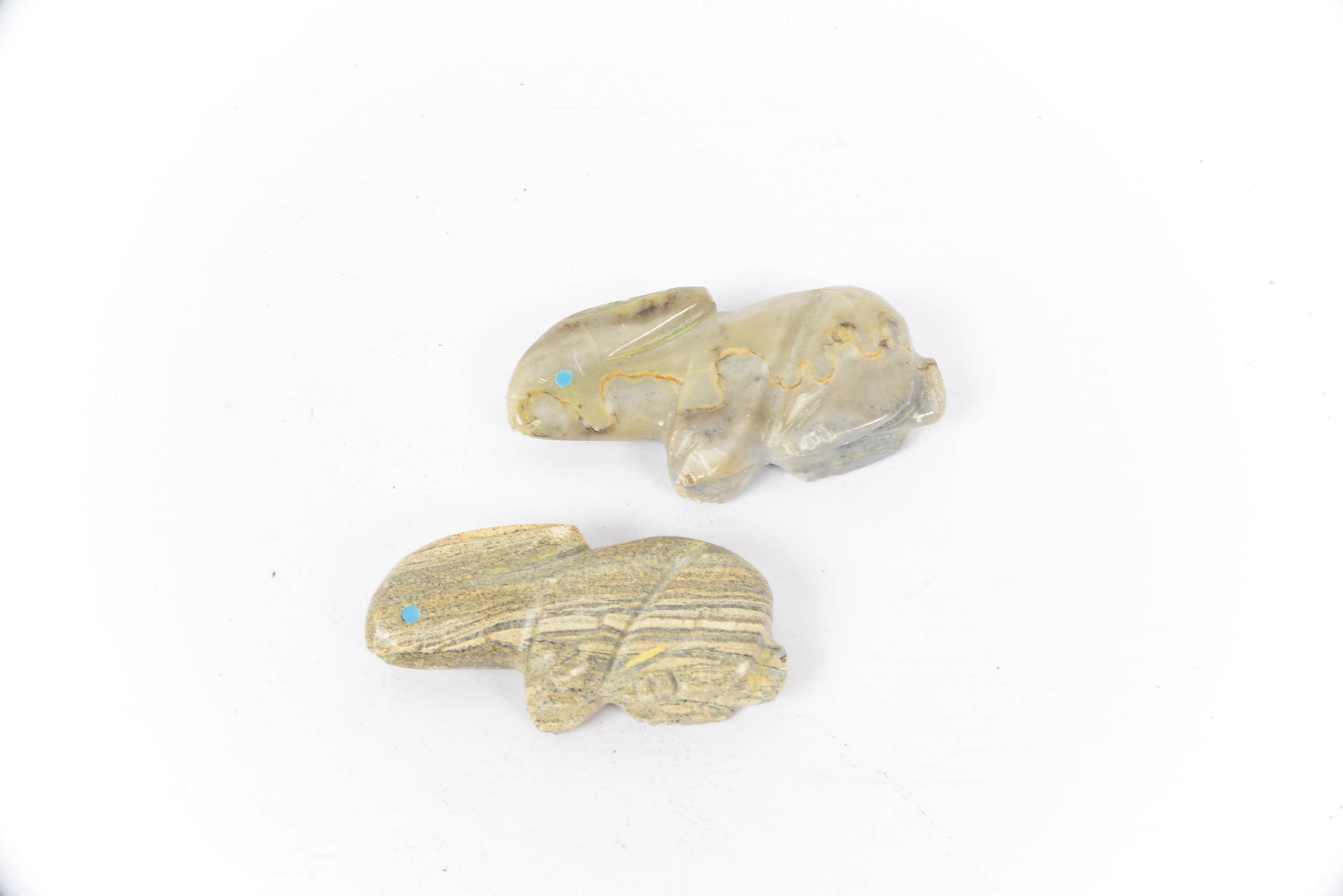 Asian Group - Rosewood Buddha, Granite Rabbits and More