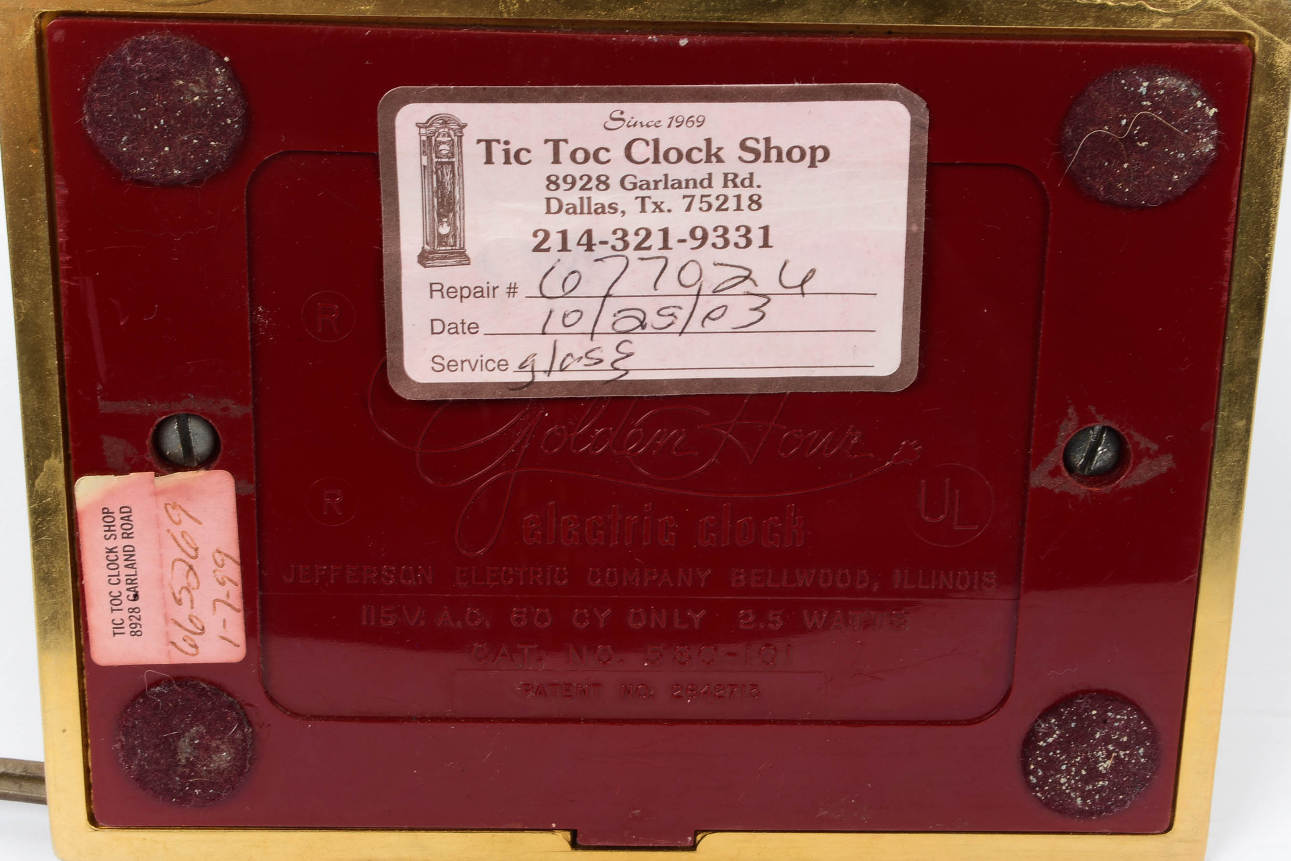 Jefferson Golden Hour Electric Clock