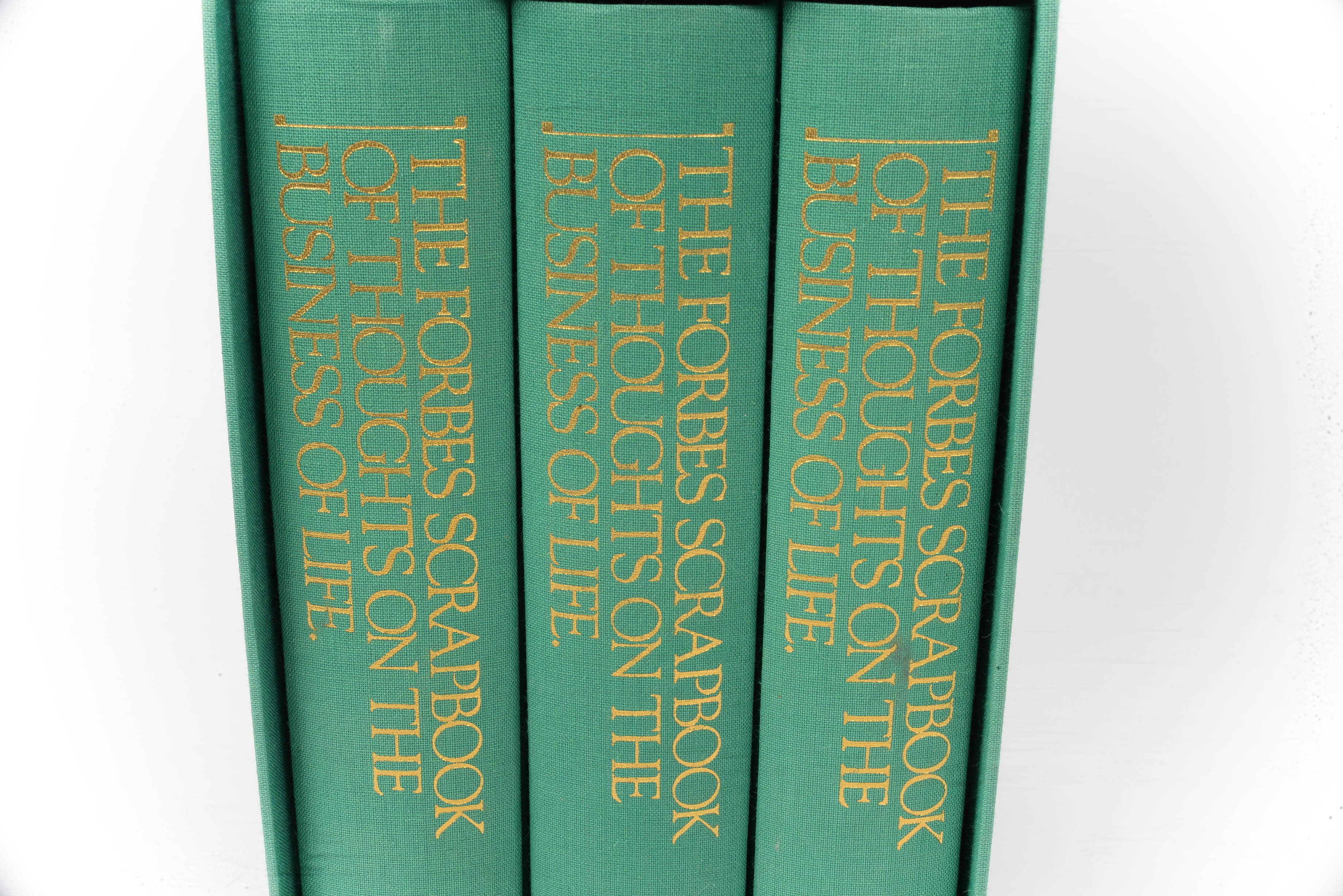 1950 Forbes Scrapbook First Edition/ First Printing 3 Volume Set , VF