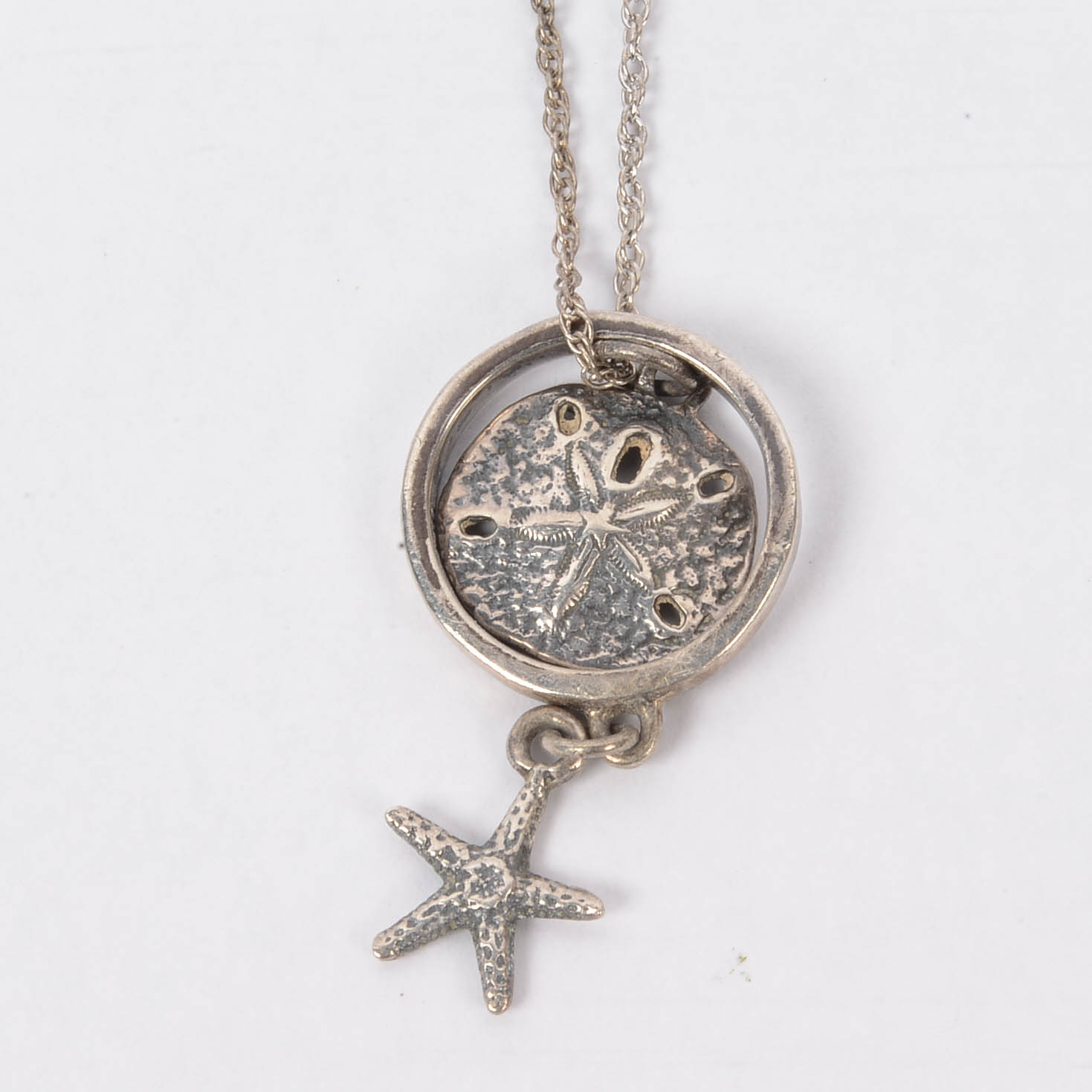 Sterling Silver Sand Dollar Necklace