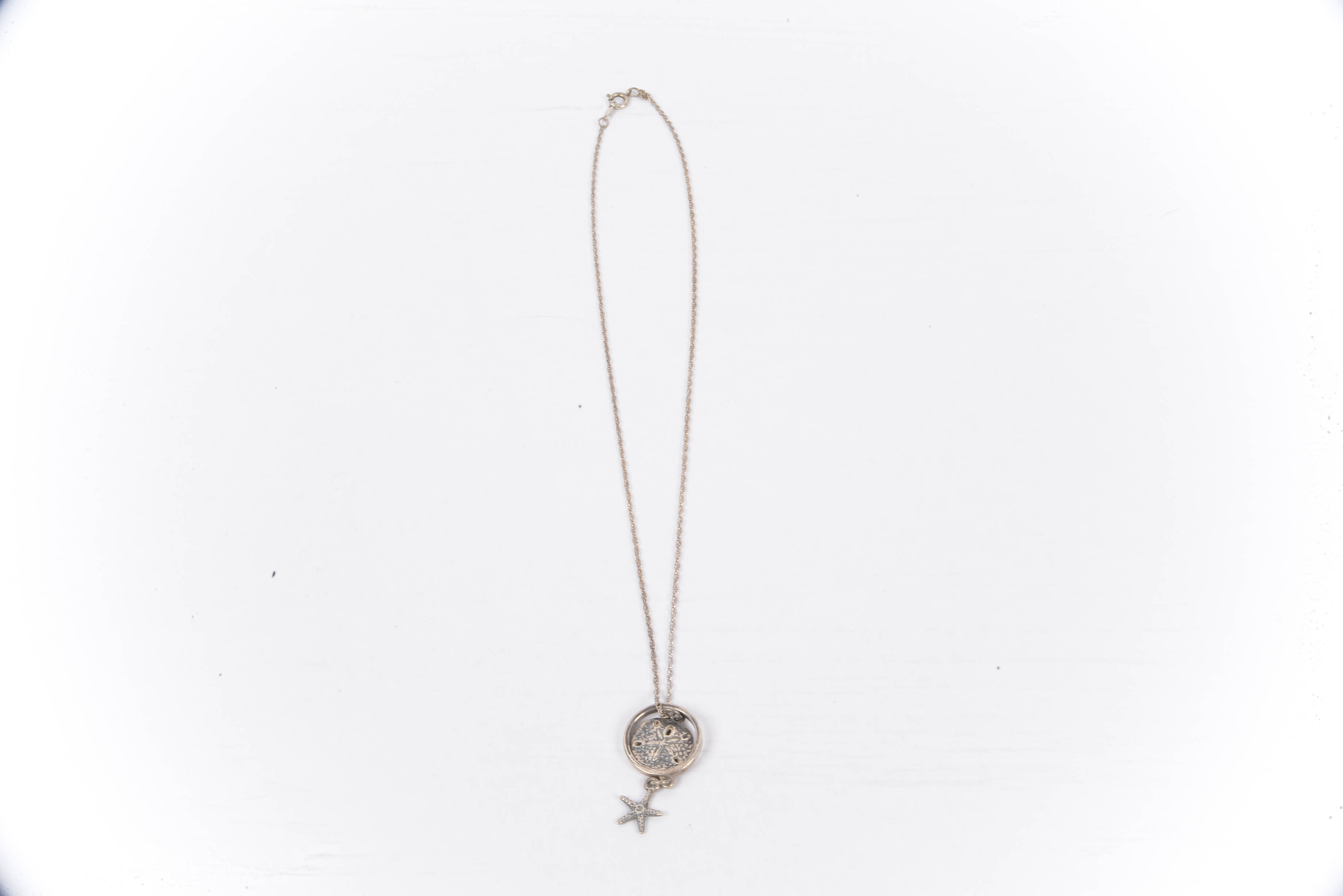 Sterling Silver Sand Dollar Necklace