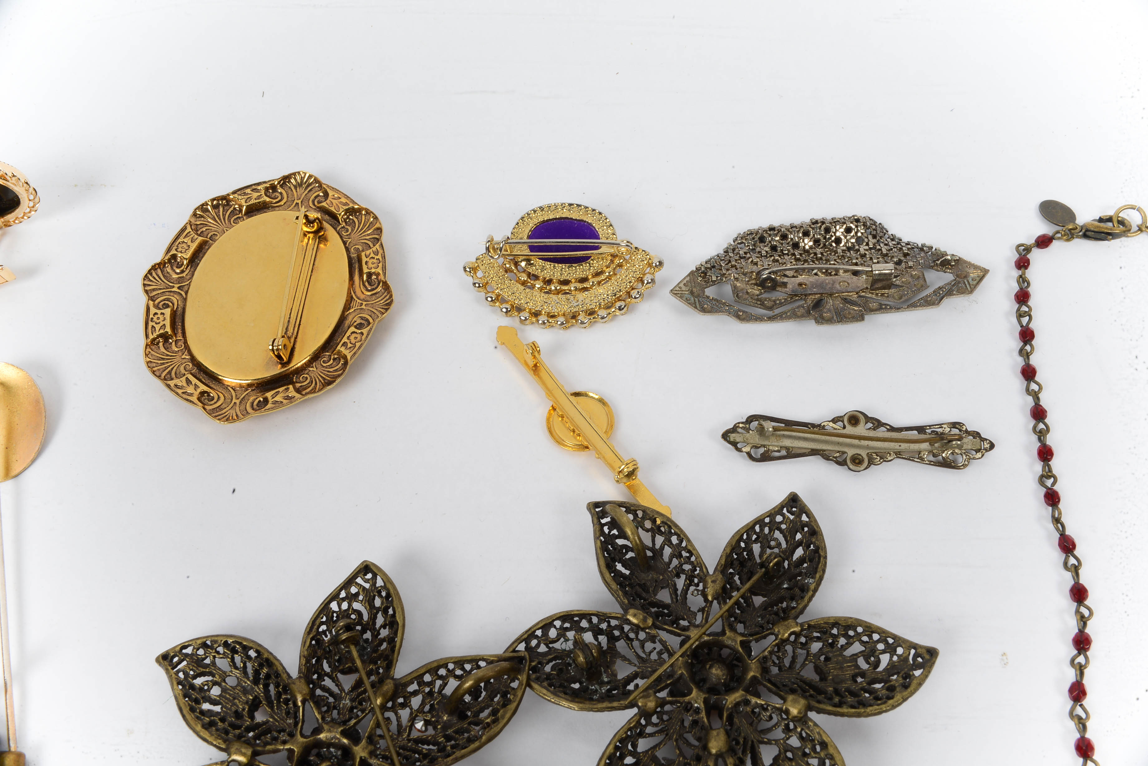 Victorian, Art Deco and Art Noveau Style Jewelry Grouping
