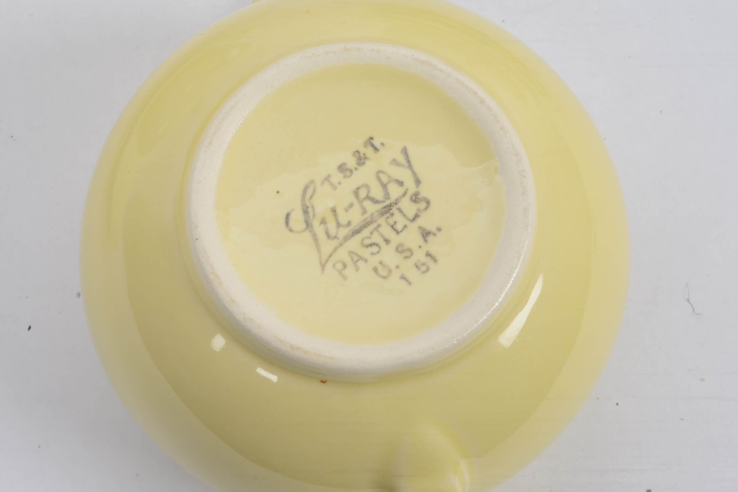 Lu Ray Pastel Dishes in Yellow