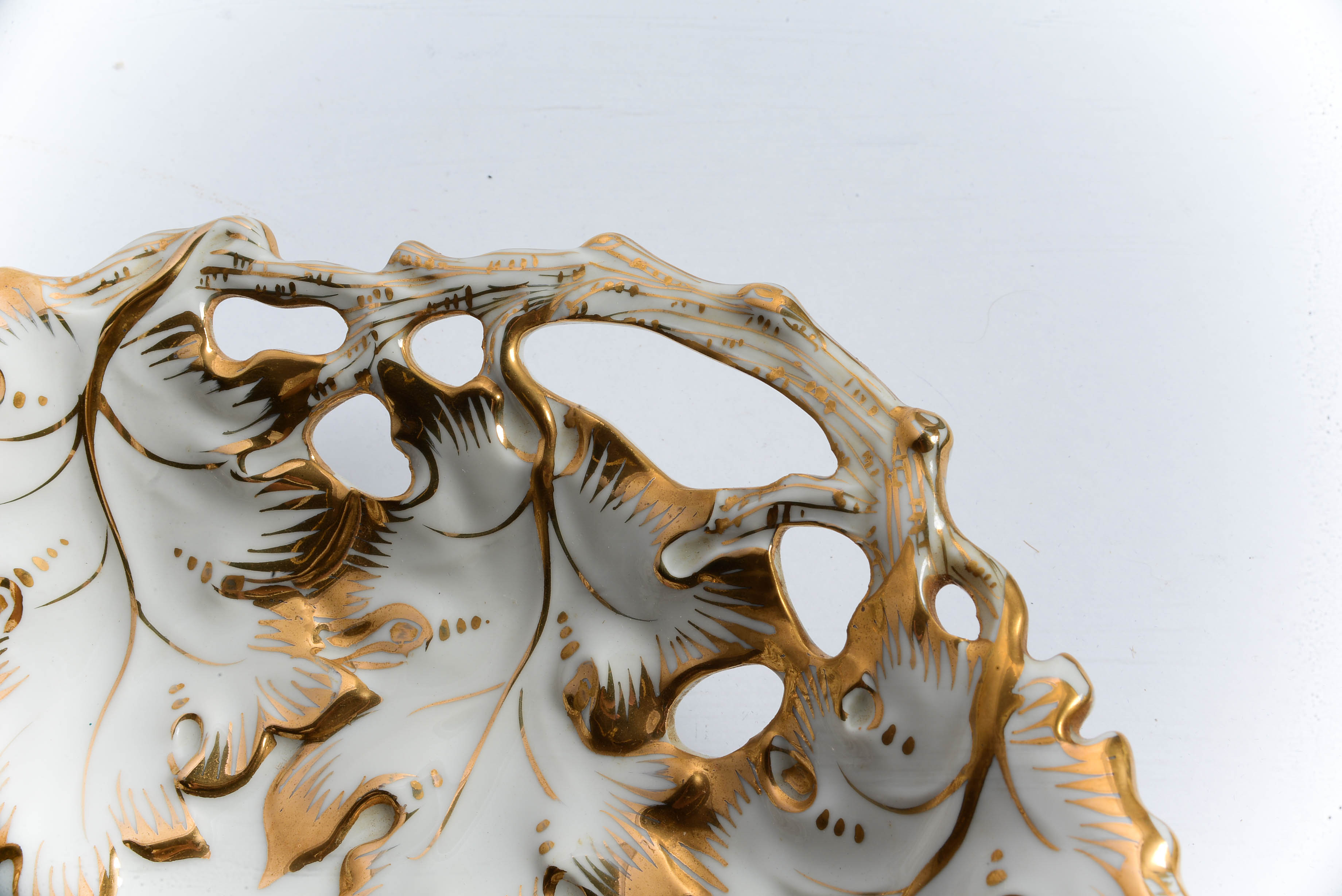 Charlottebrunn (1866-1920, Germany -Silesia ) Handled Serving Platters