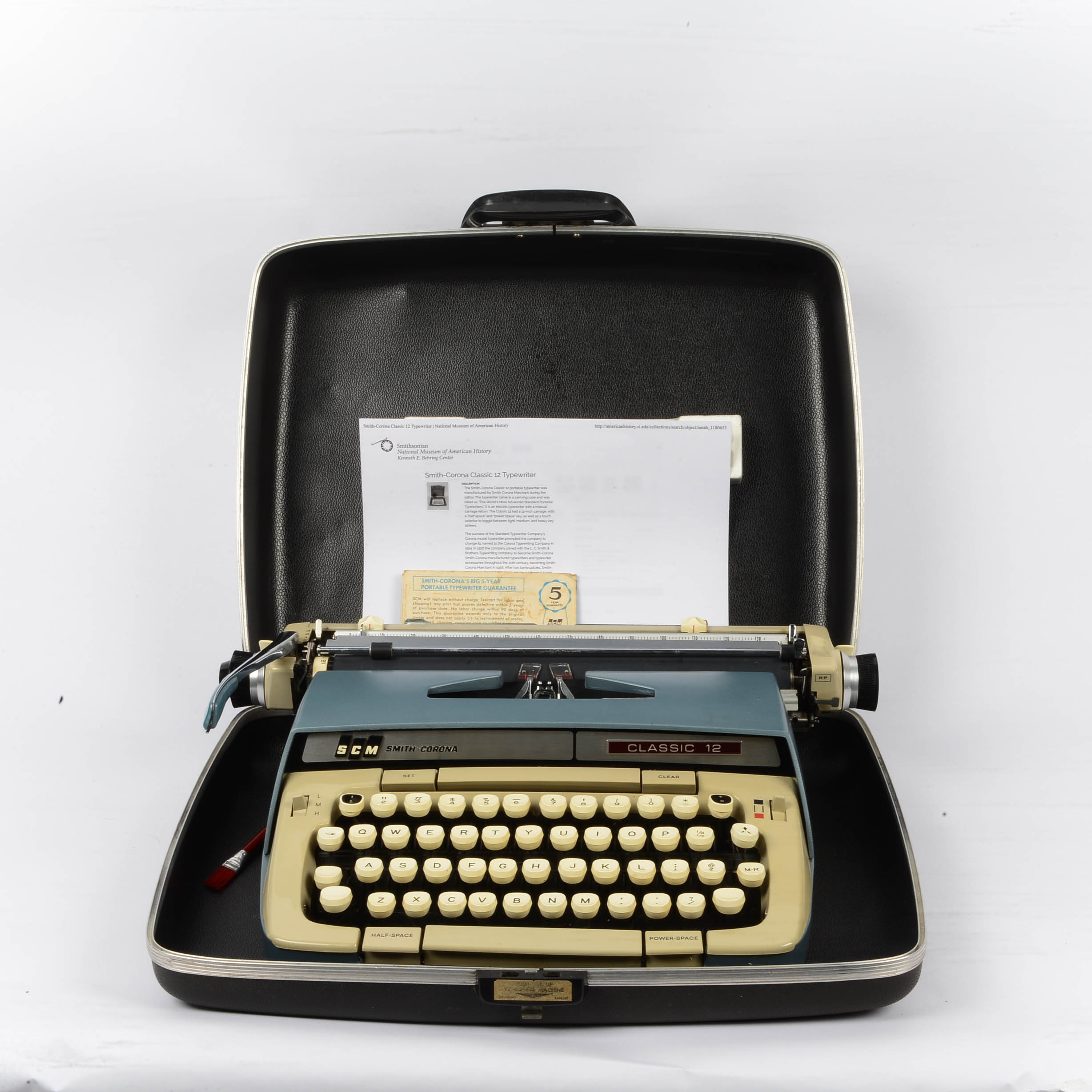 Smith Corona Portable Typewriter