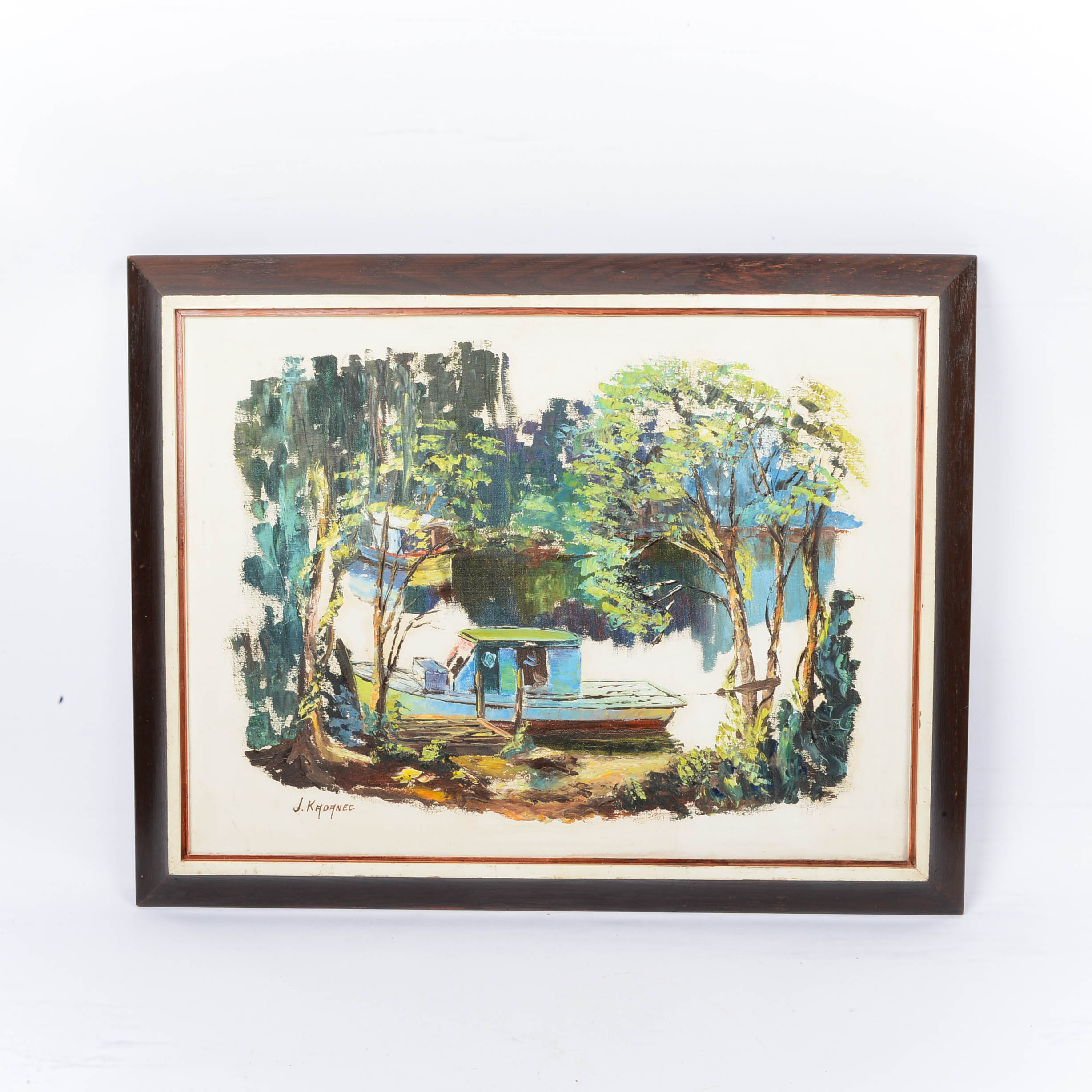 OIl on Canvas Painting by J. Kadanec