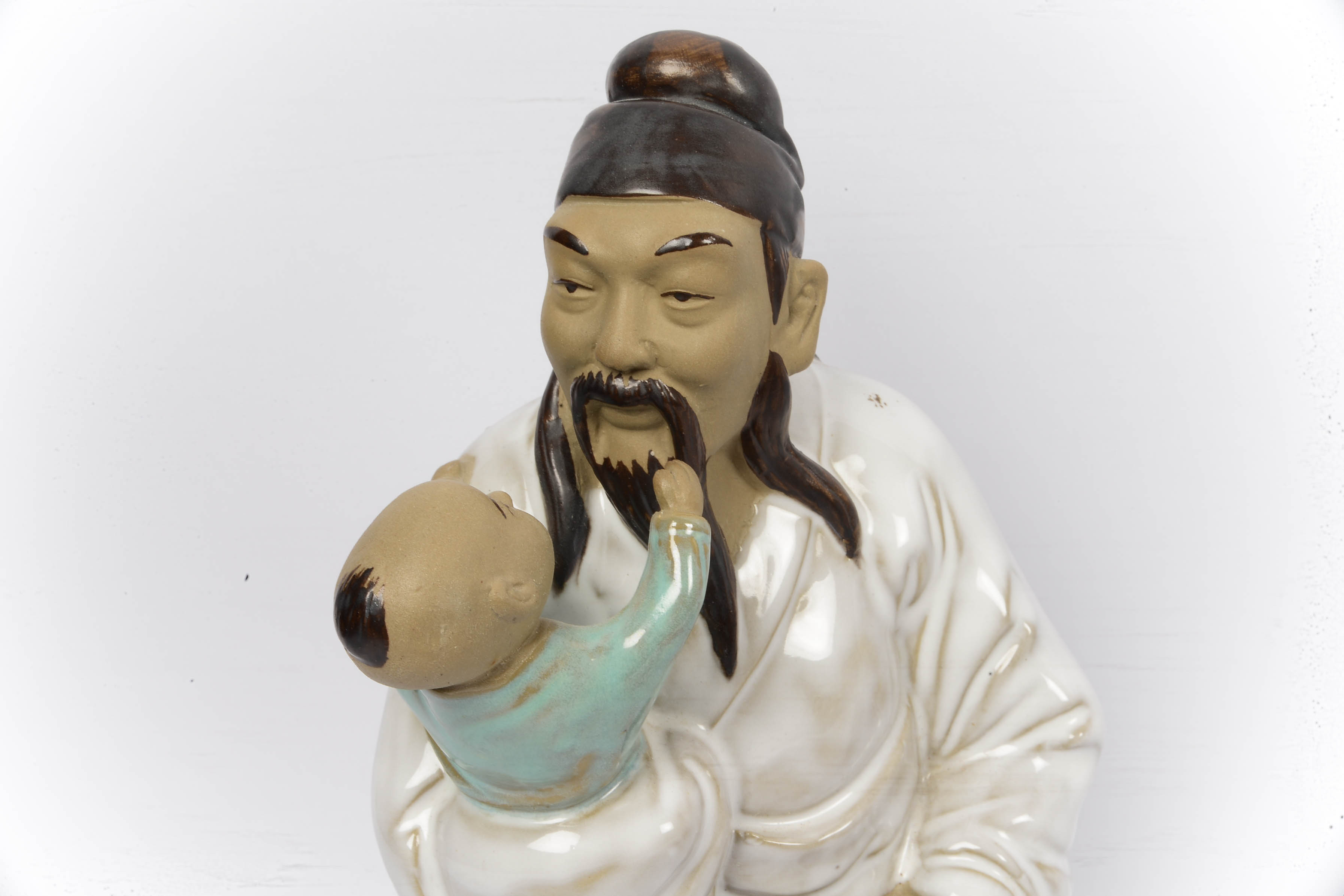 Set of Three Sanxing (Fu Lu Shou) Feng Shui Chinese Emperor Gods