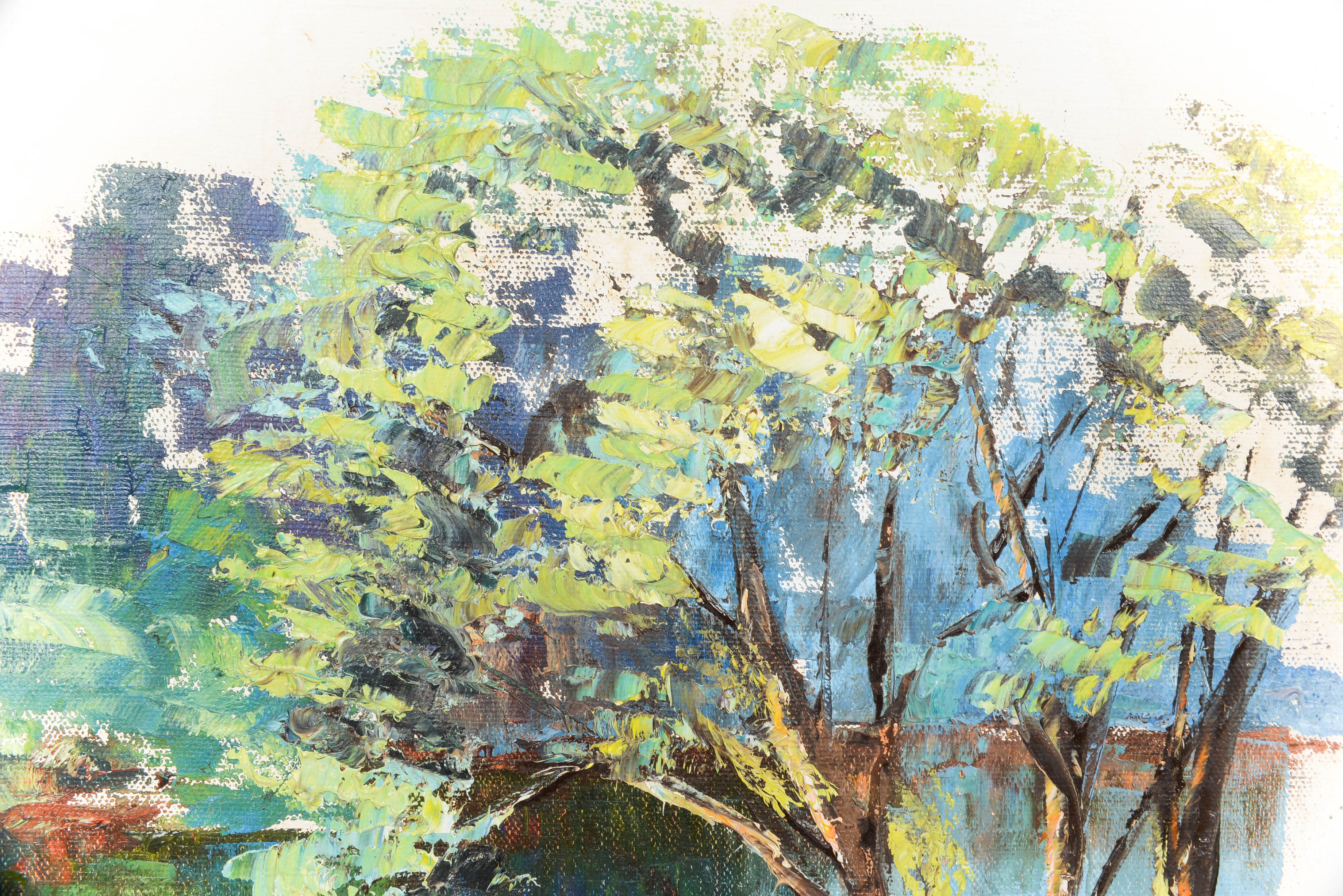 OIl on Canvas Painting by J. Kadanec