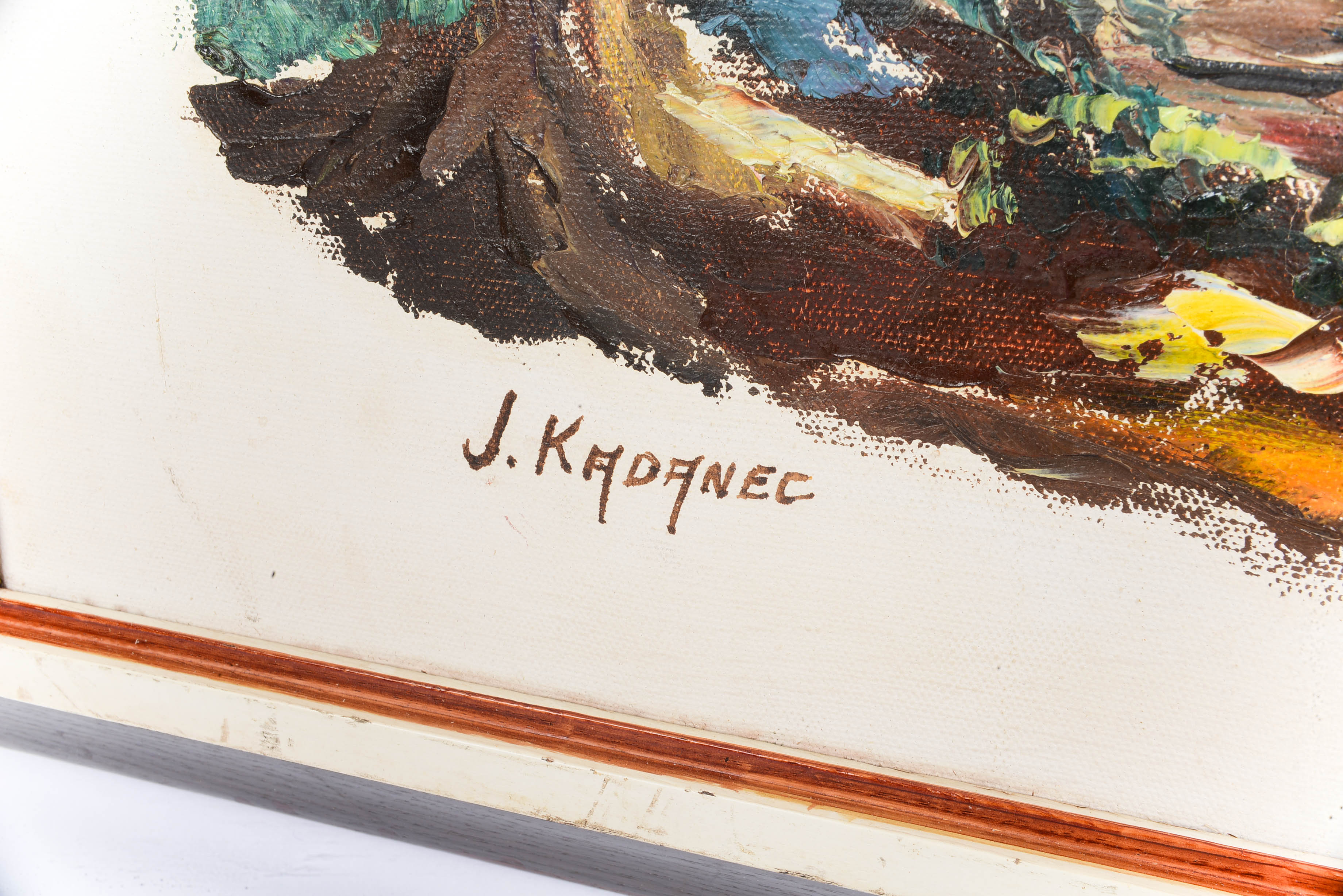 OIl on Canvas Painting by J. Kadanec