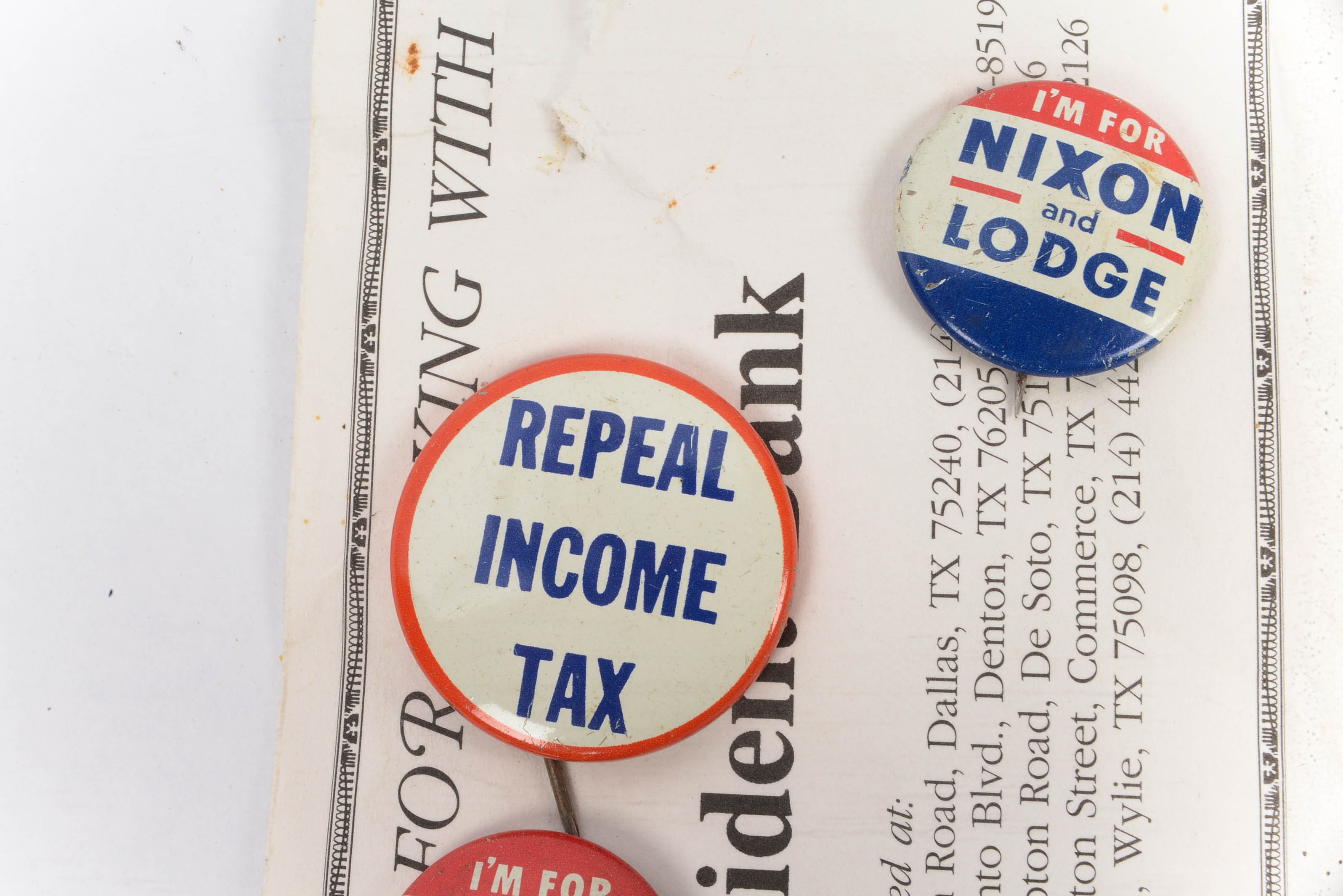 Vintage Political Pins