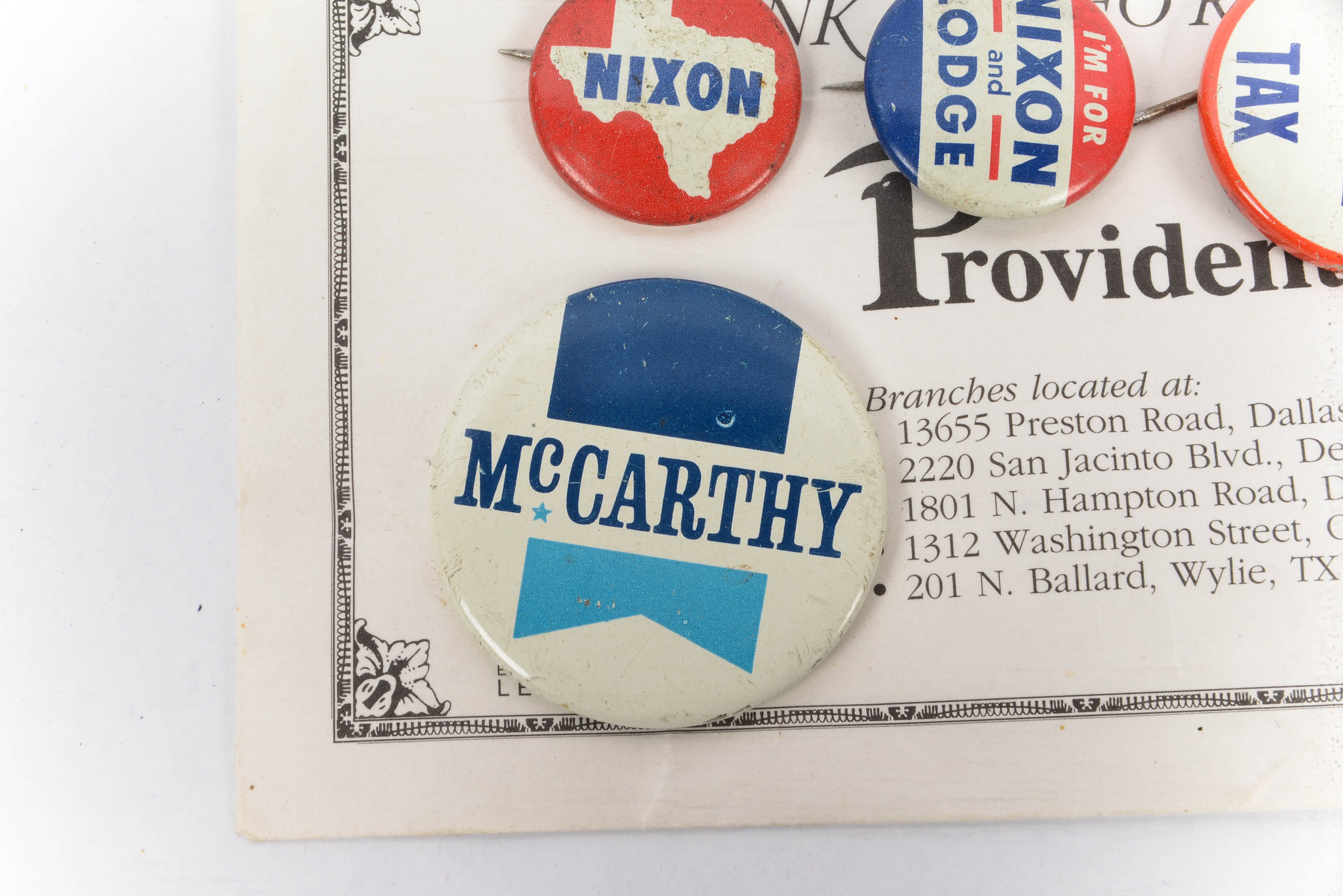 Vintage Political Pins