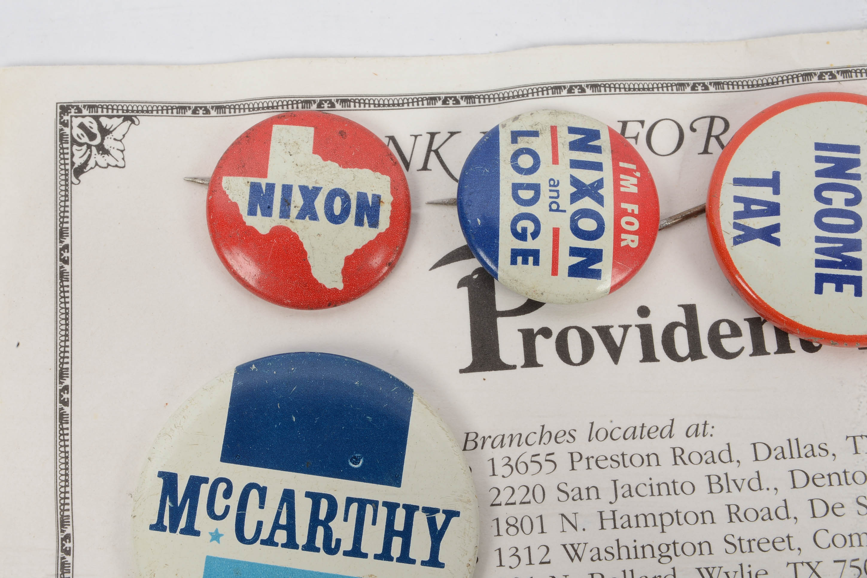 Vintage Political Pins