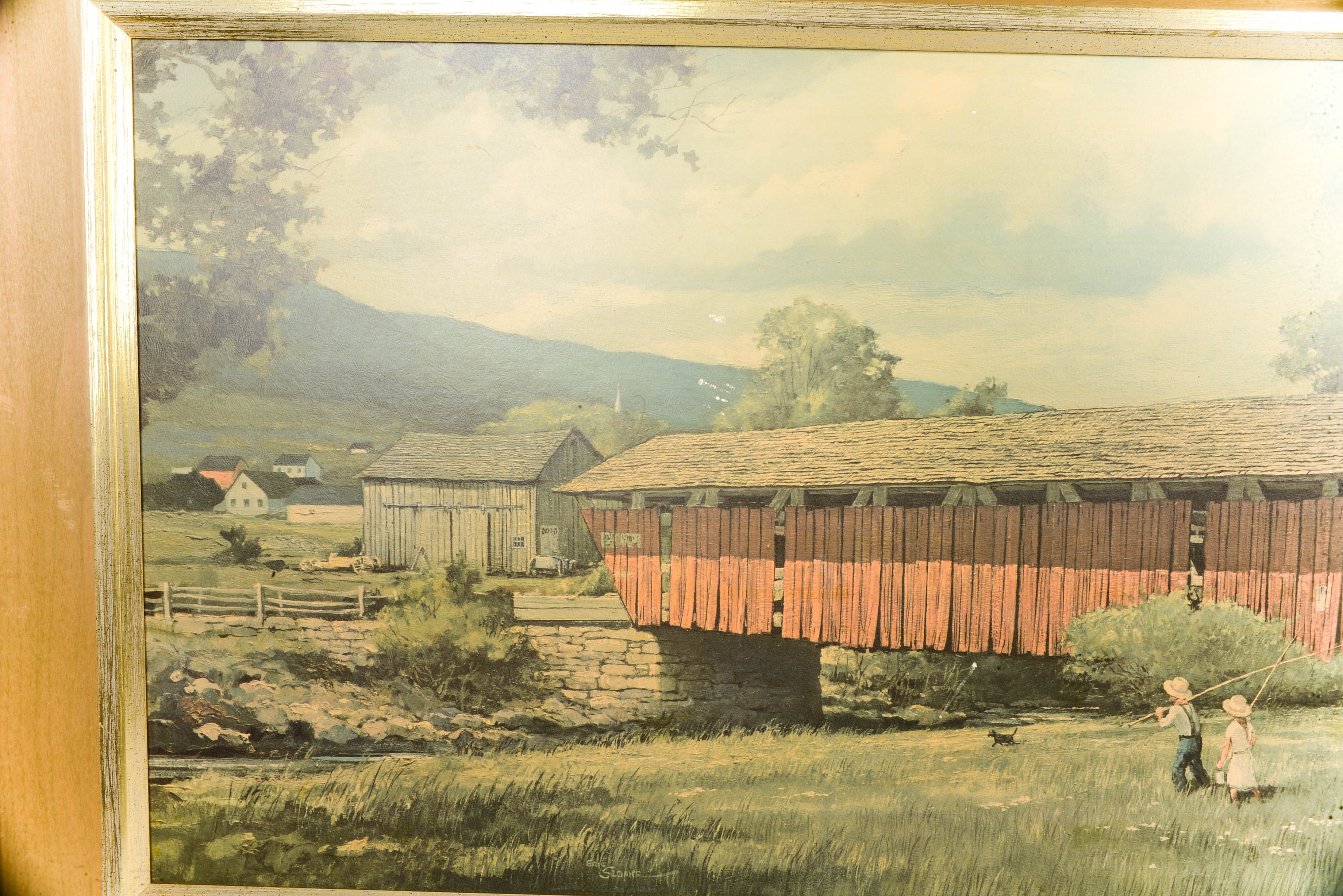 Nostalgic Summer Print by Erik Sloane