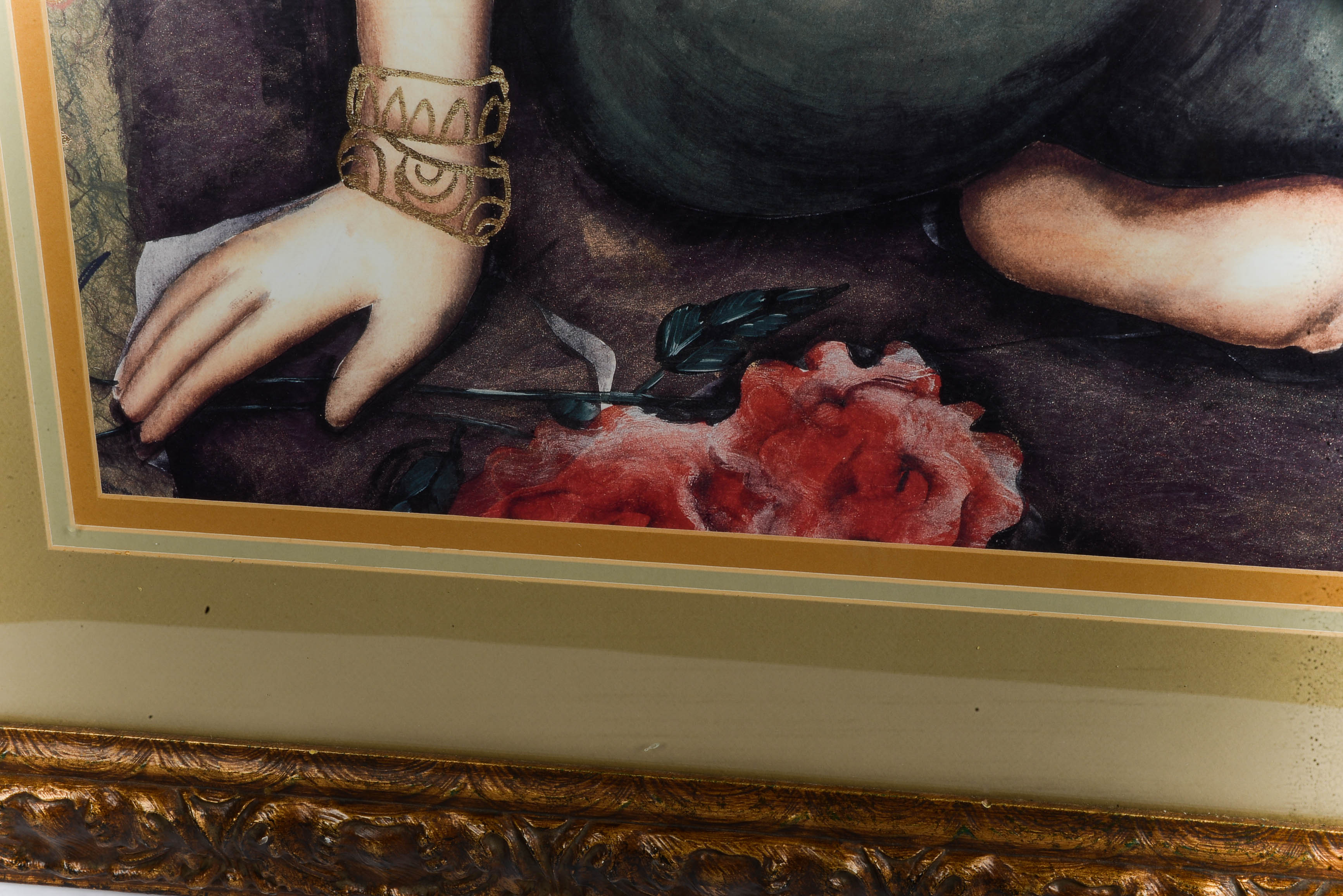 Abstract Print of a Woman in a Cubist Style