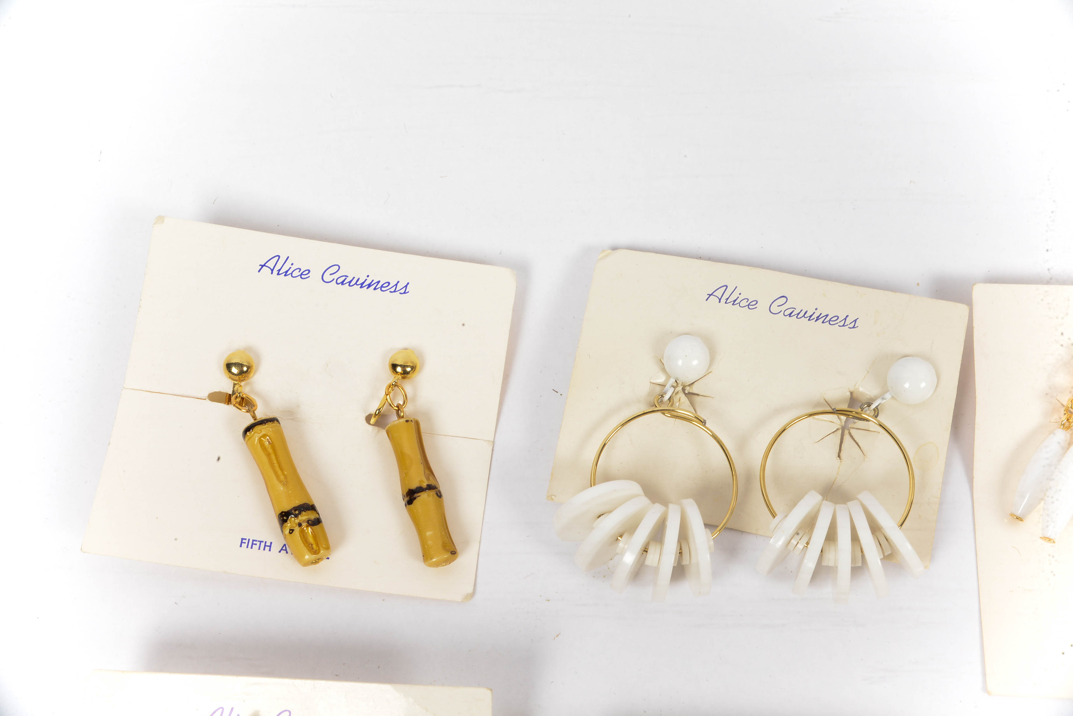 Alice Caviness Fifth Avenue 1950's Earrings