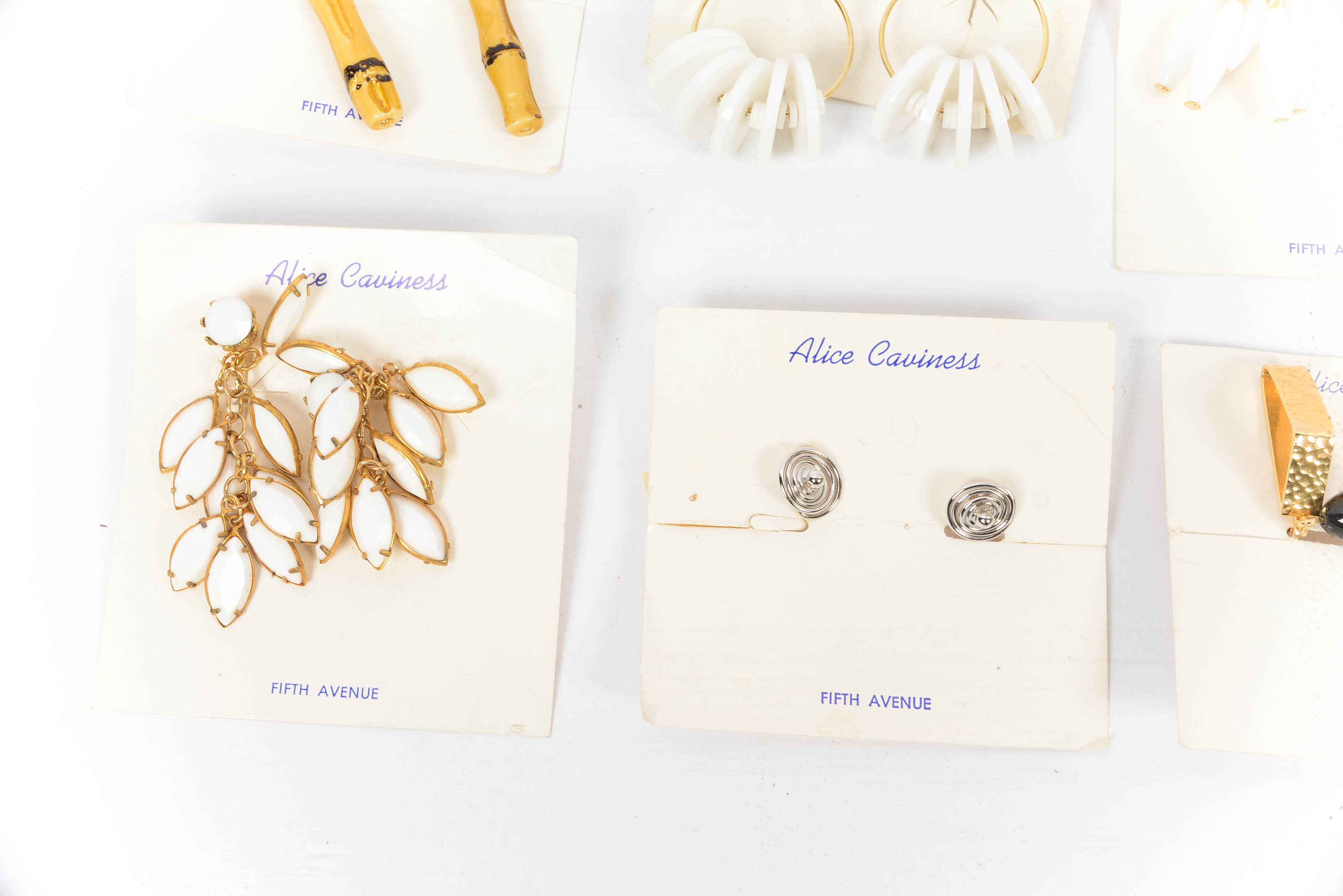 Alice Caviness Fifth Avenue 1950's Earrings