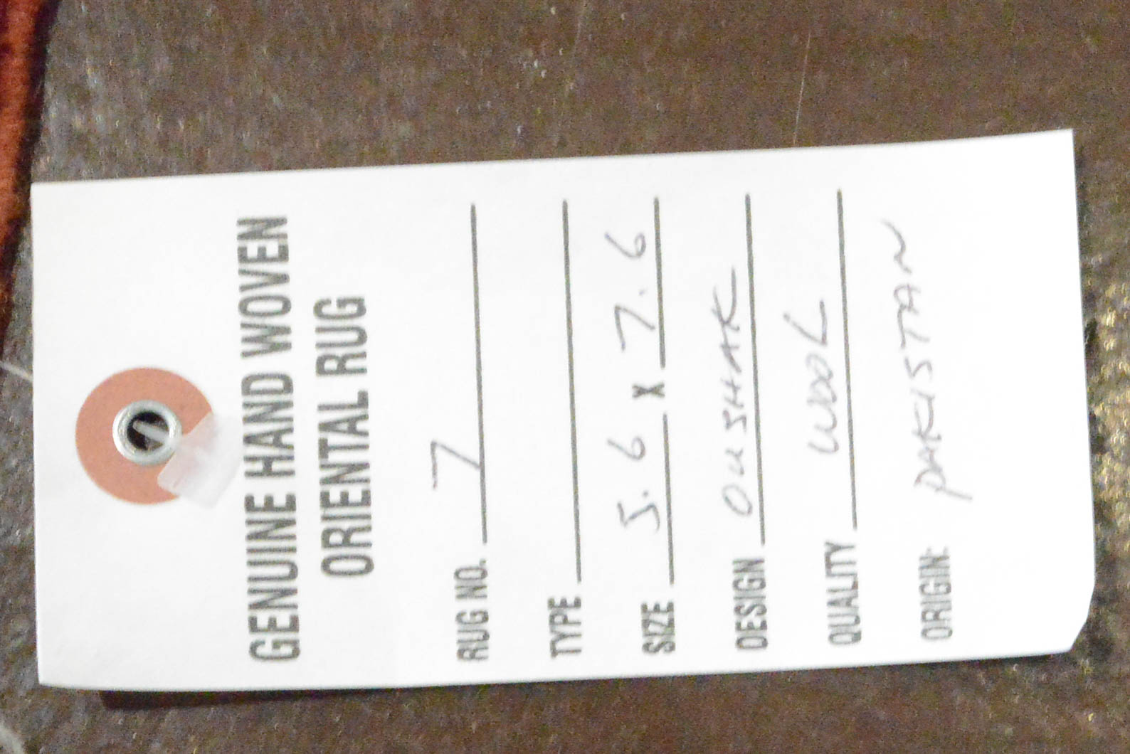 Afghan Oushak Area Rug