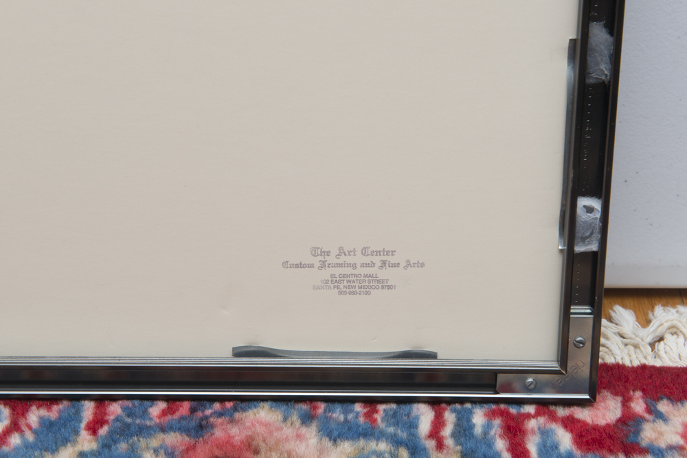 Dmen "Southwest Portrait, State #2" Acrylic on Paper