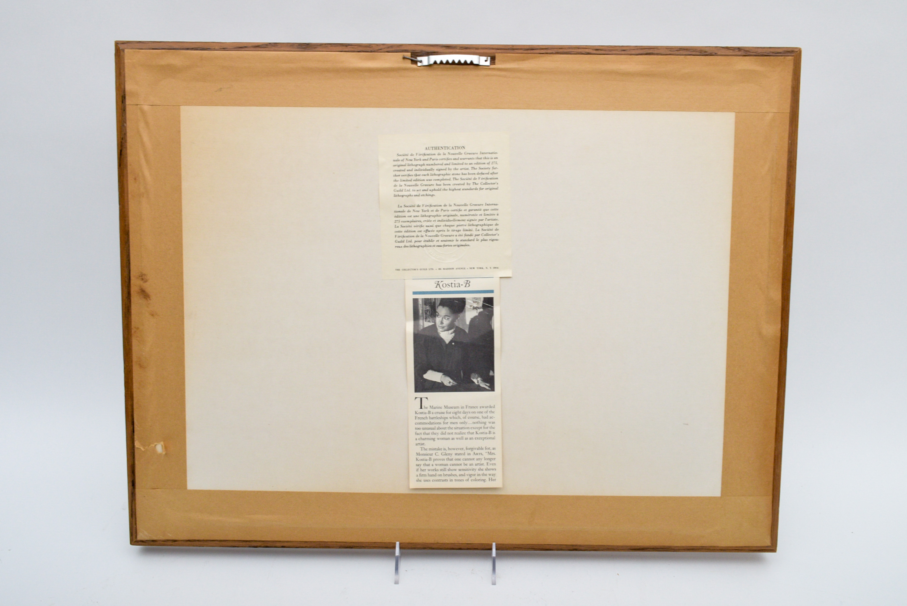 Original Signed Lithograph by Kostia-B