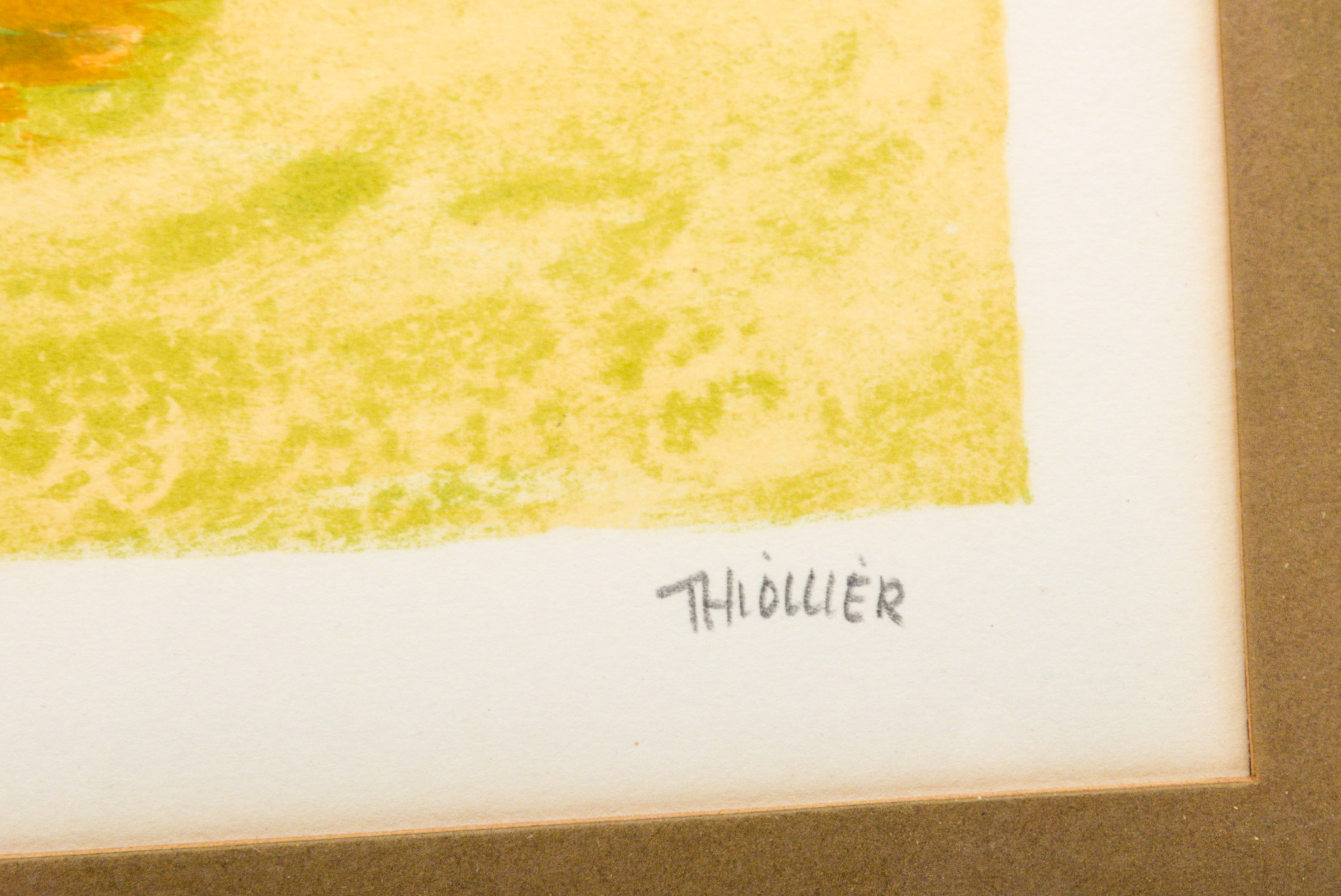 Original Signed Lithograph by Elaine Thiollier