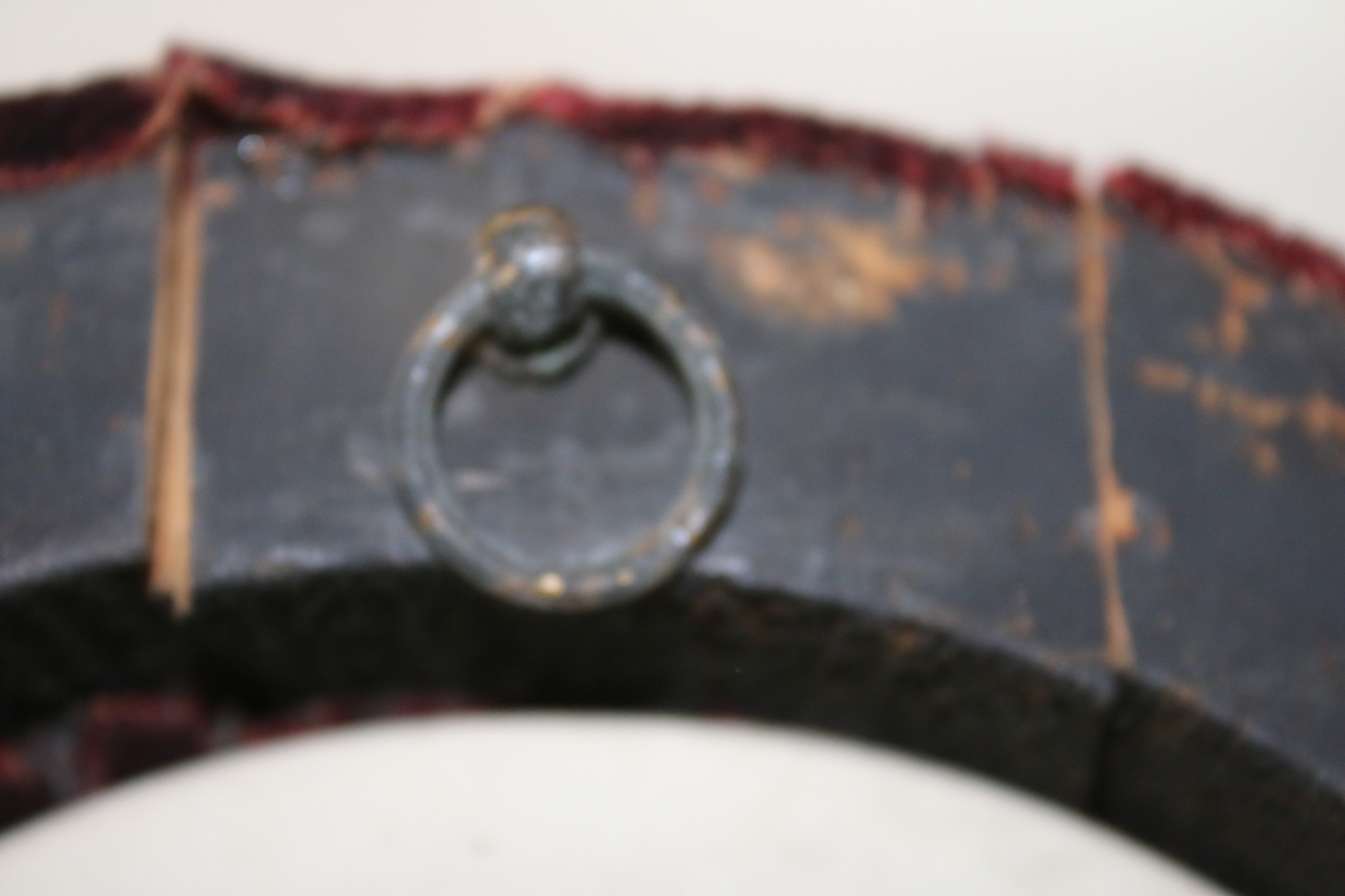 Antique Hand Painted Portrait on Ceramic