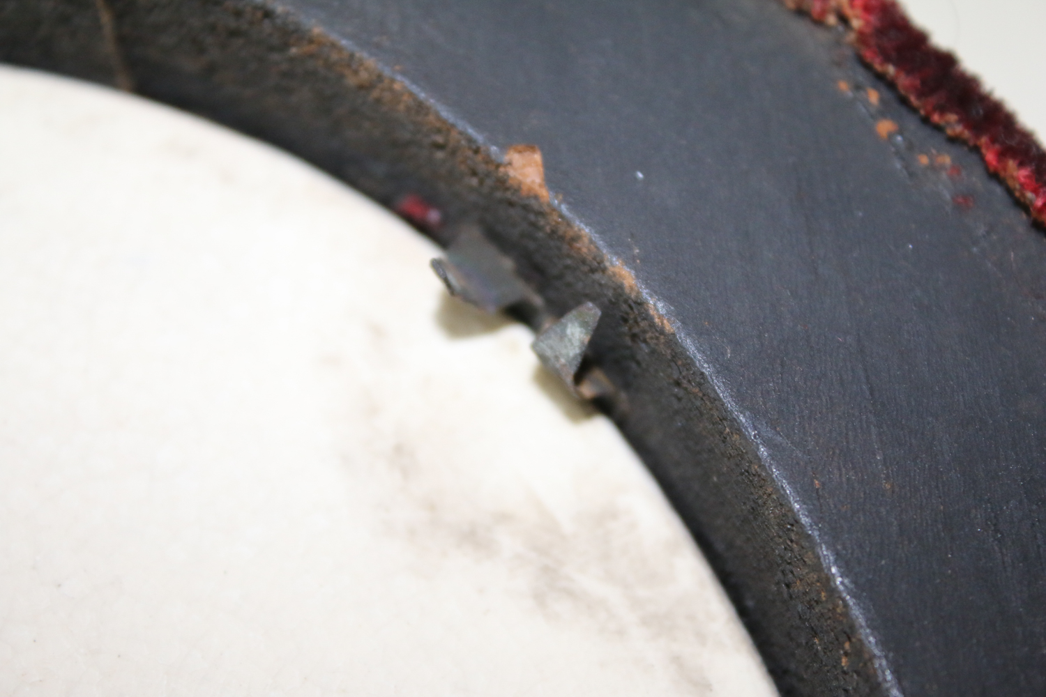 Antique Hand Painted Portrait on Ceramic