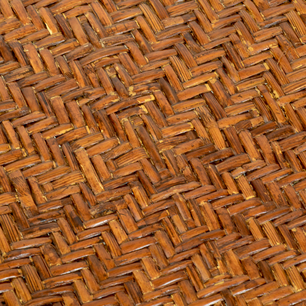 Pottery Barn Woven Wicker Armchair and Footstool