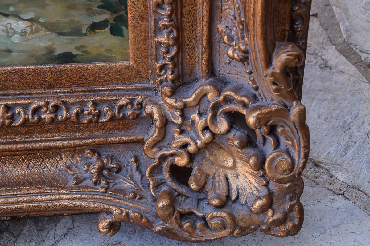 "A Young Girl Defending Herself Against Eros" Reproduction After William Adolphe Bouguereau