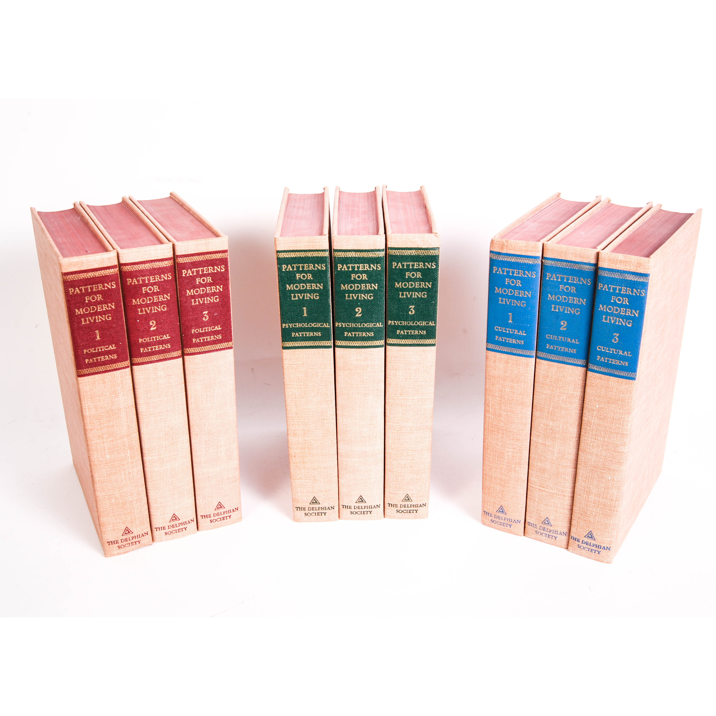 1952 "Patterns for Modern Living" Book Series by The Delphian Society