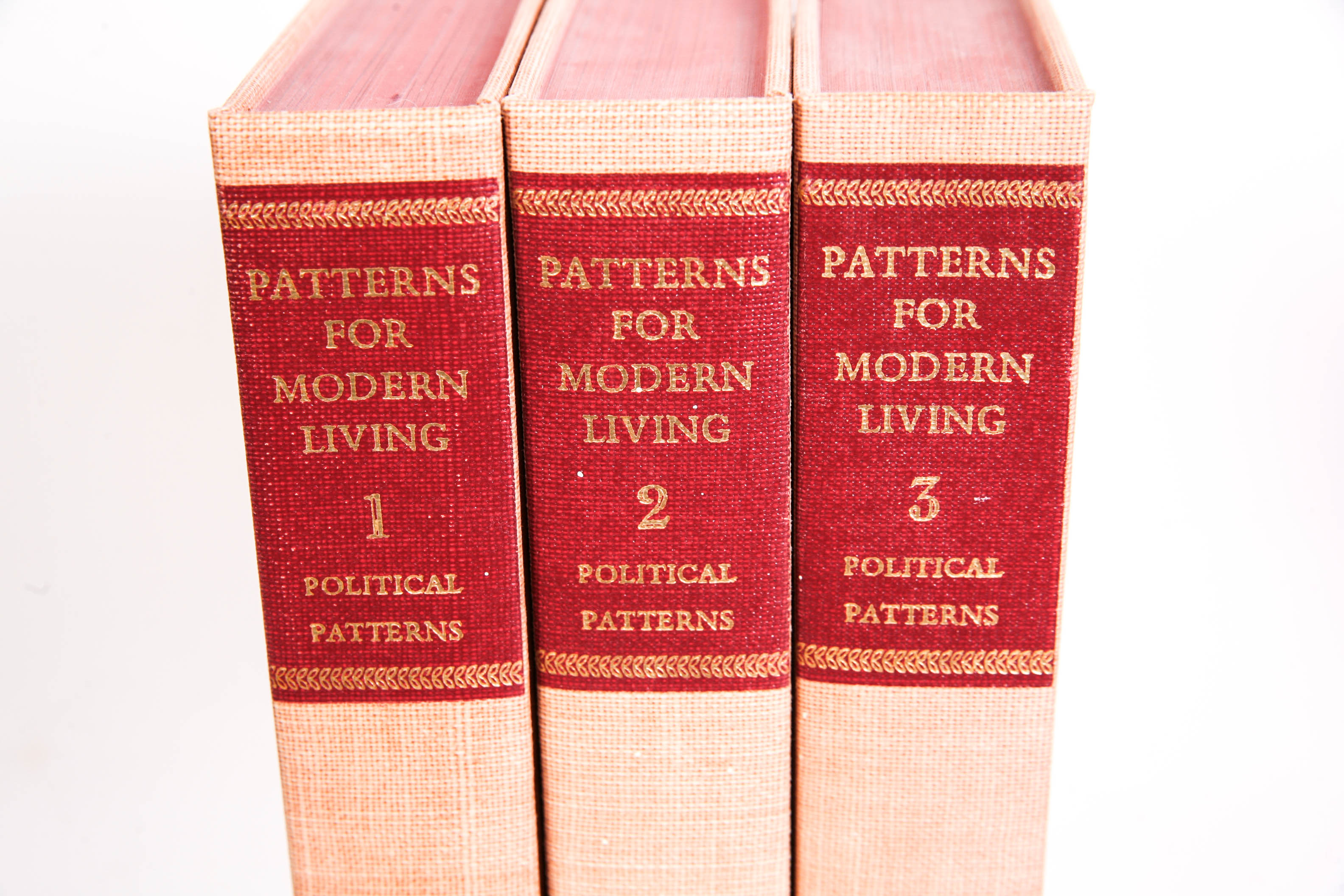 1952 "Patterns for Modern Living" Book Series by The Delphian Society