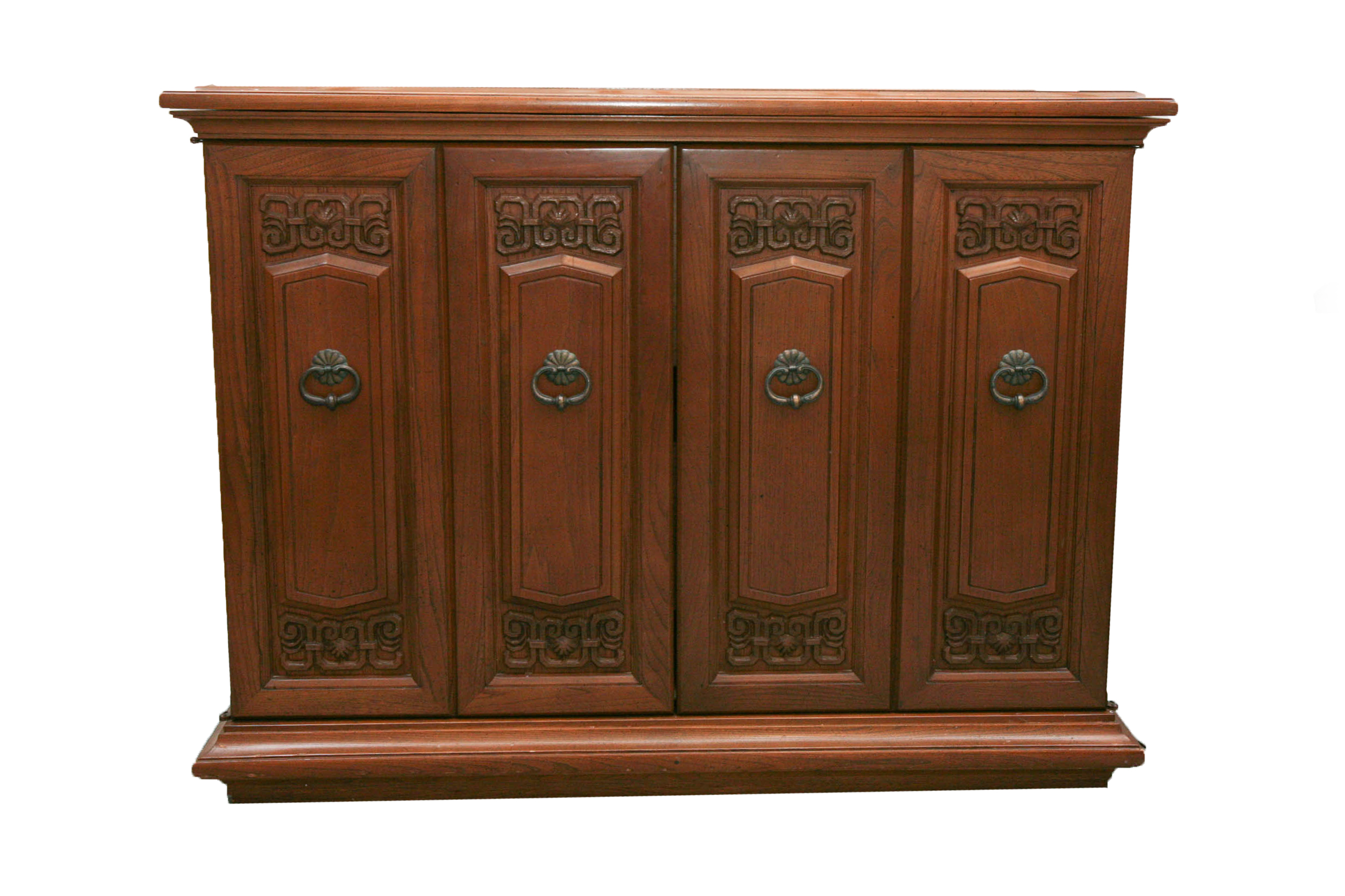 1968 The Fisher Stereo Console and Speaker End Tables