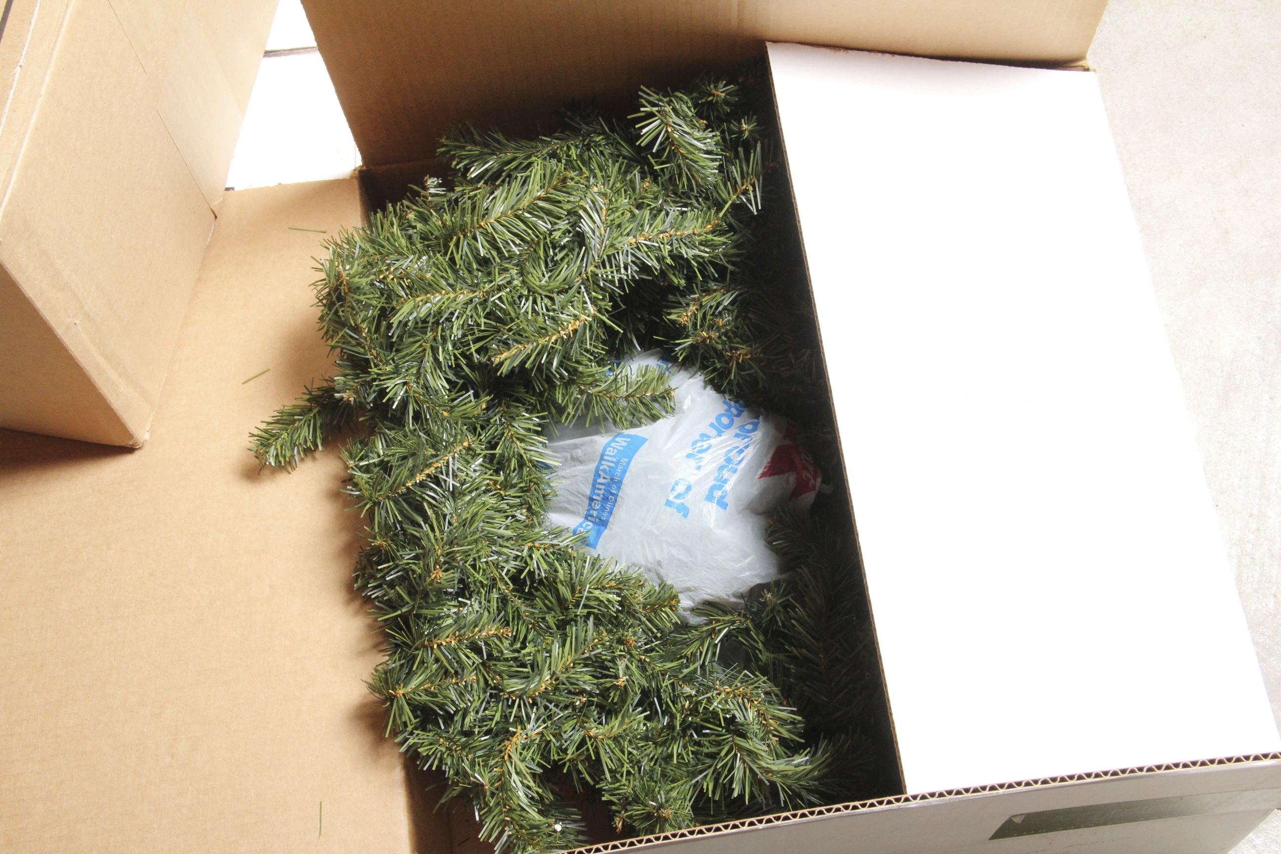 Collection of Holiday Wreaths, Lights, and Trees