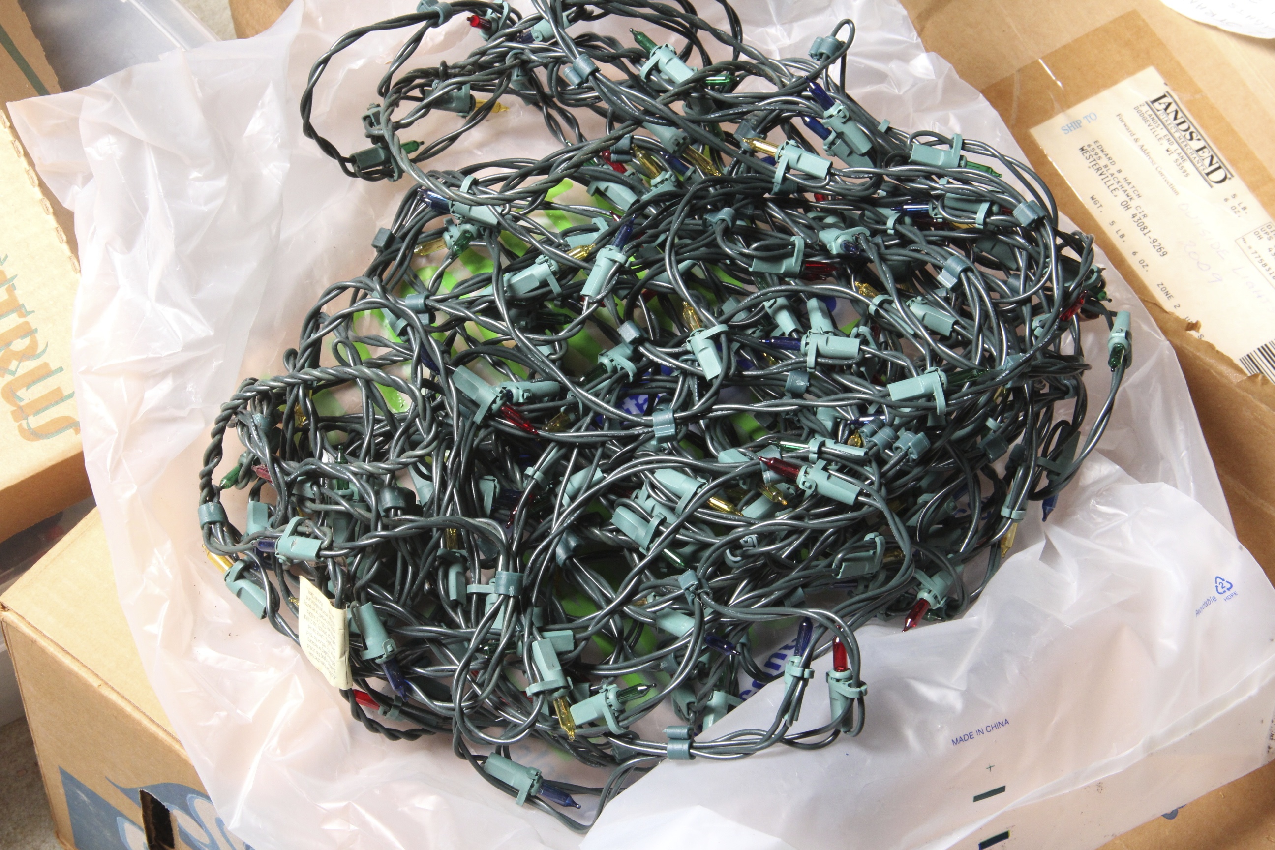 Collection of Holiday Wreaths, Lights, and Trees