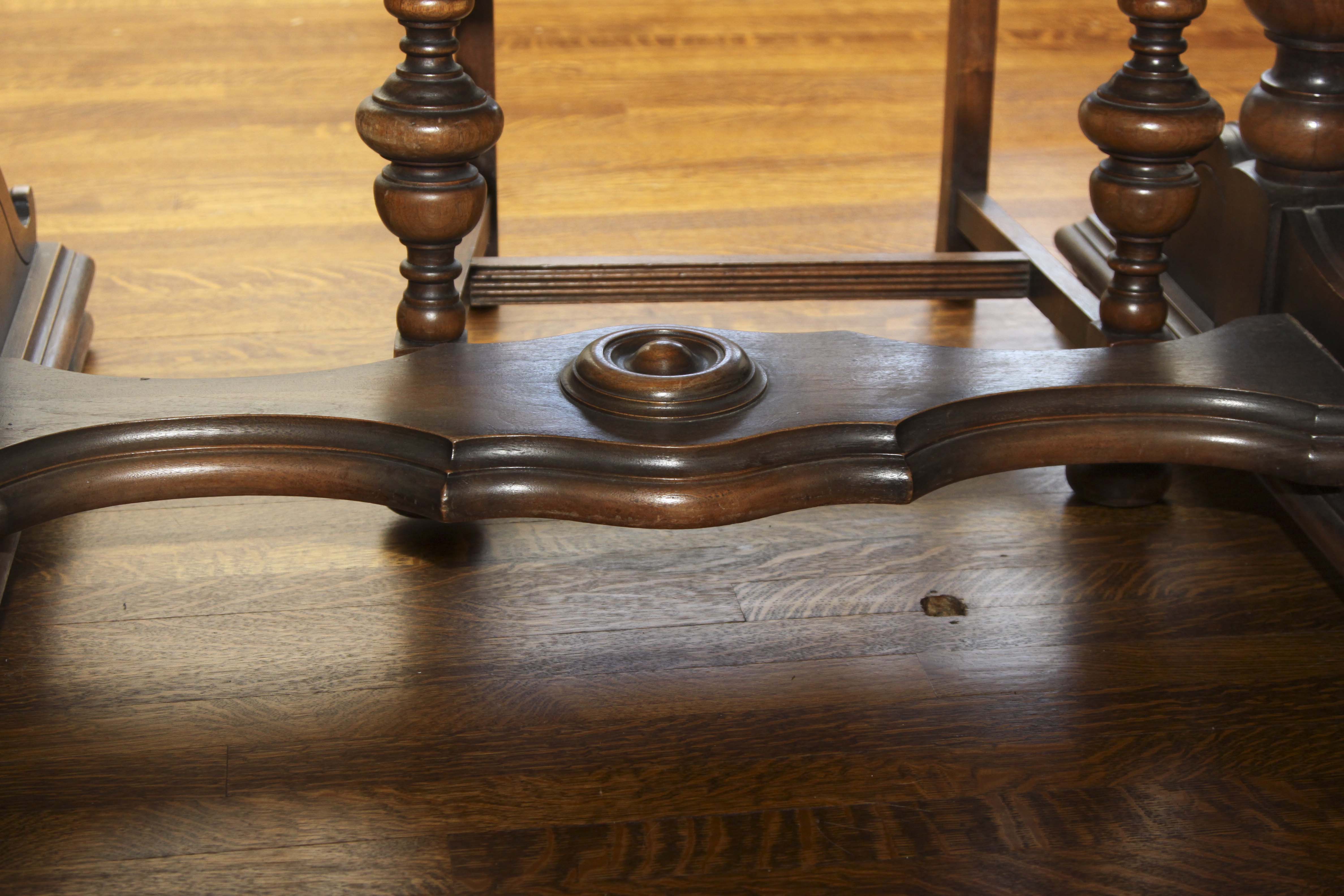 Vintage Jacobean Revival Dining Set