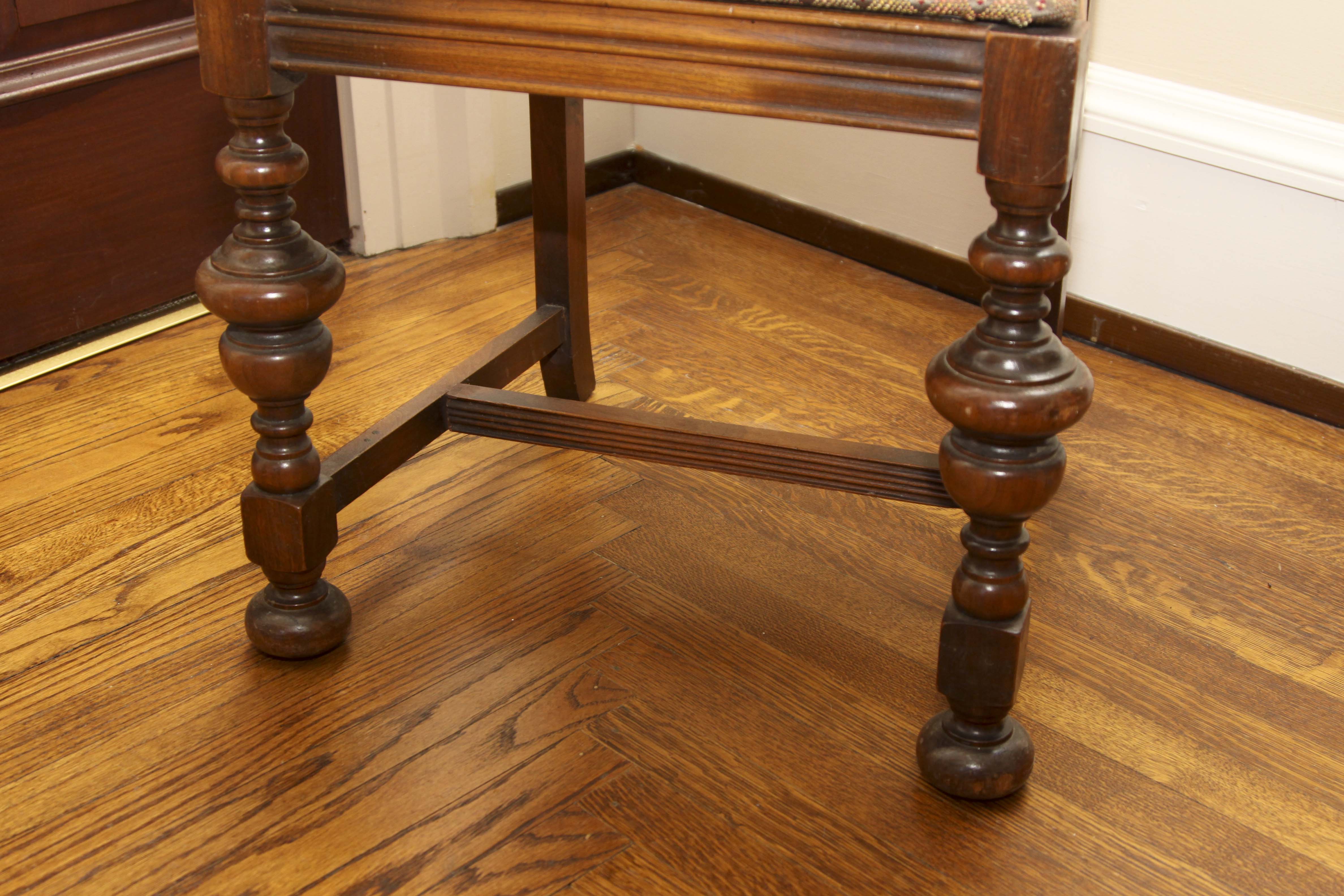 Vintage Jacobean Revival Dining Set