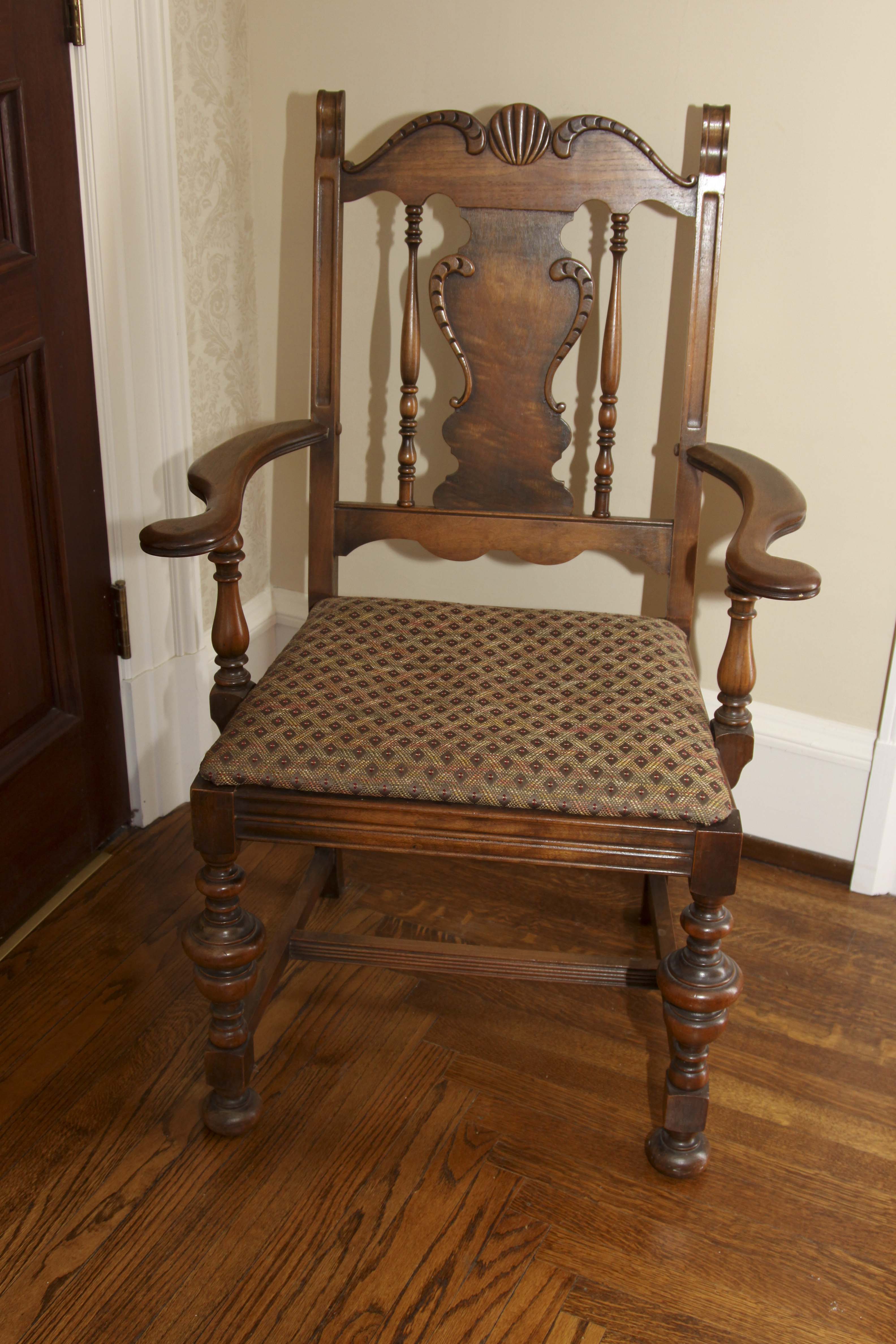 Vintage Jacobean Revival Dining Set
