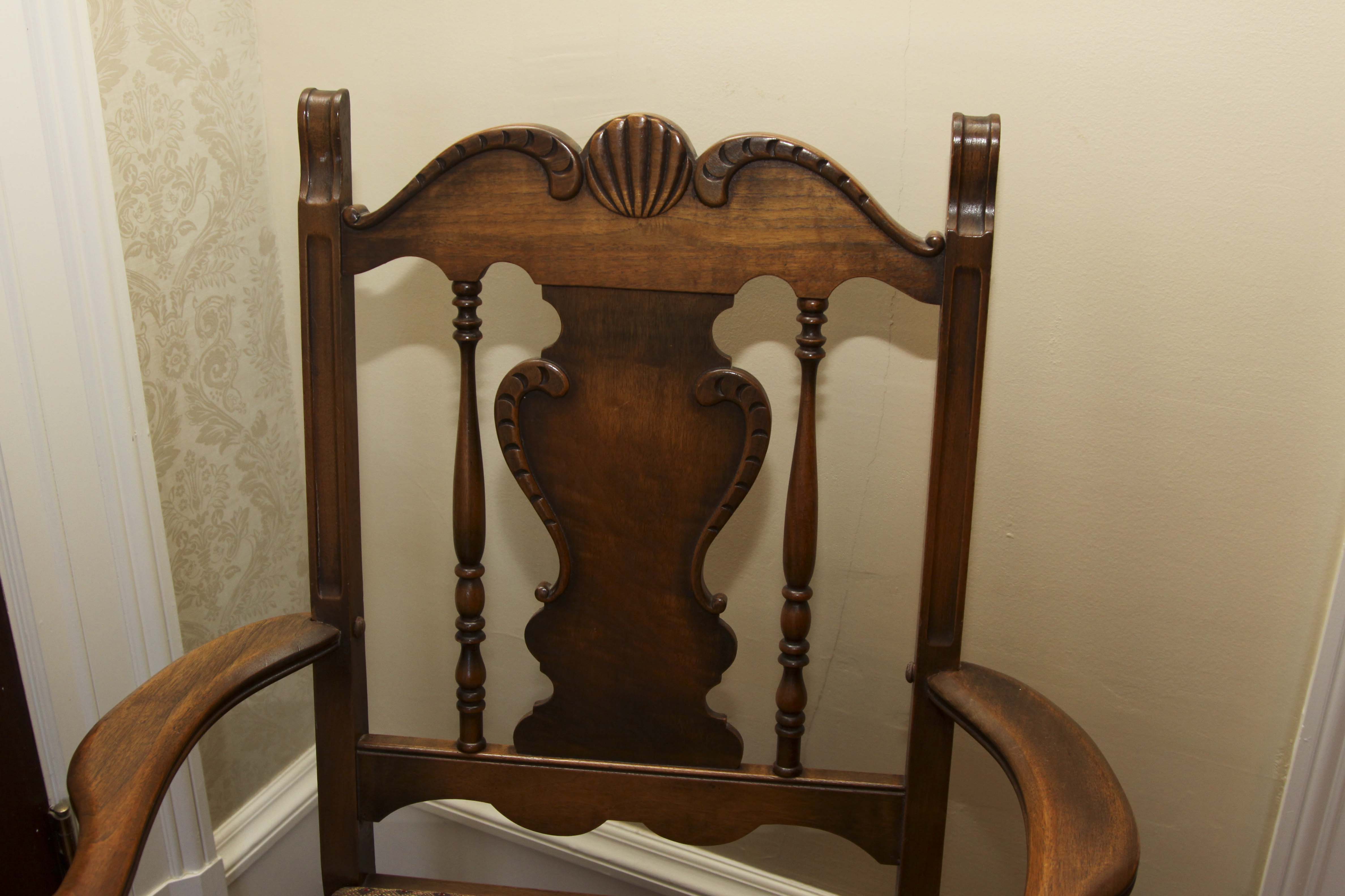 Vintage Jacobean Revival Dining Set