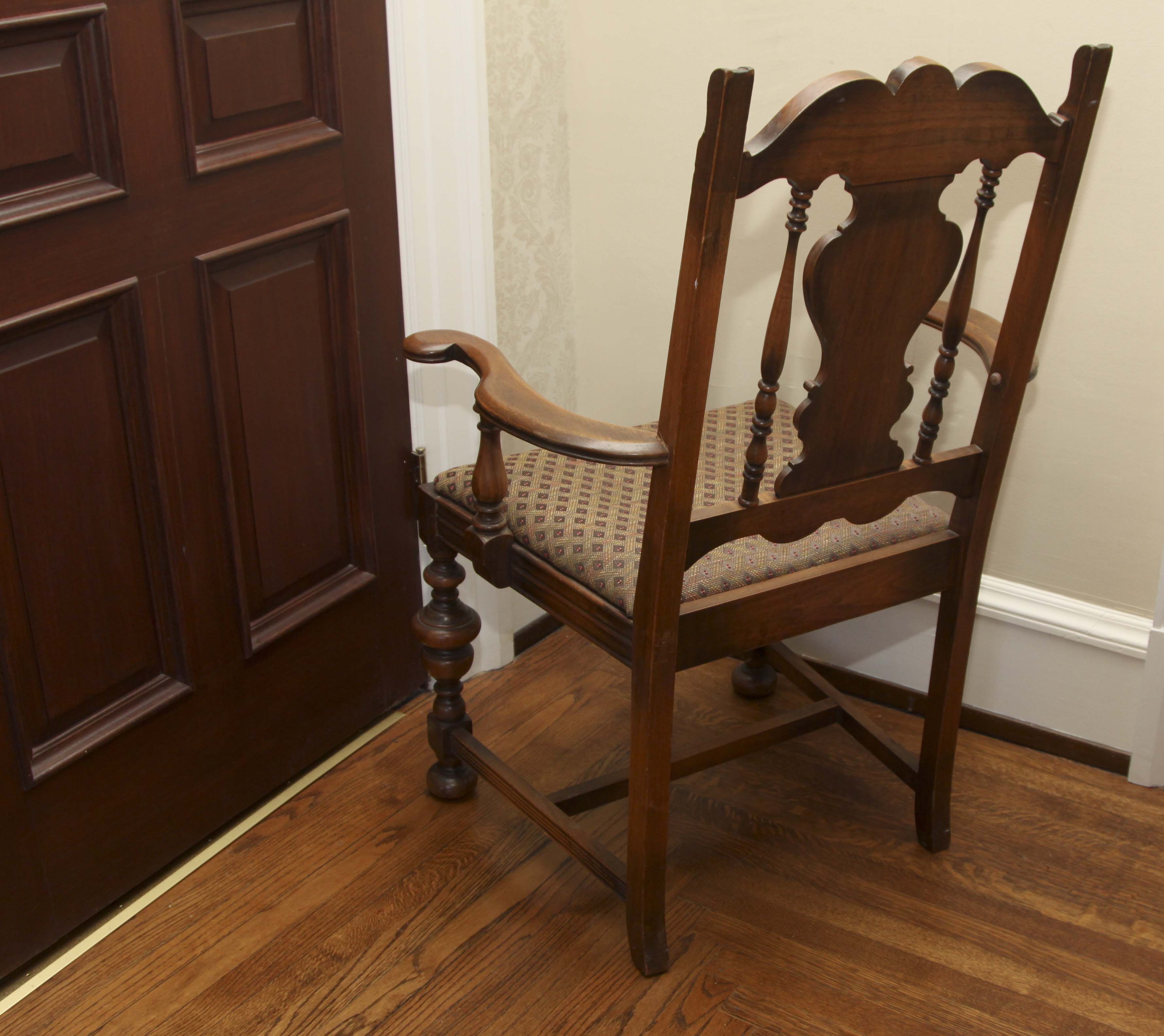 Vintage Jacobean Revival Dining Set
