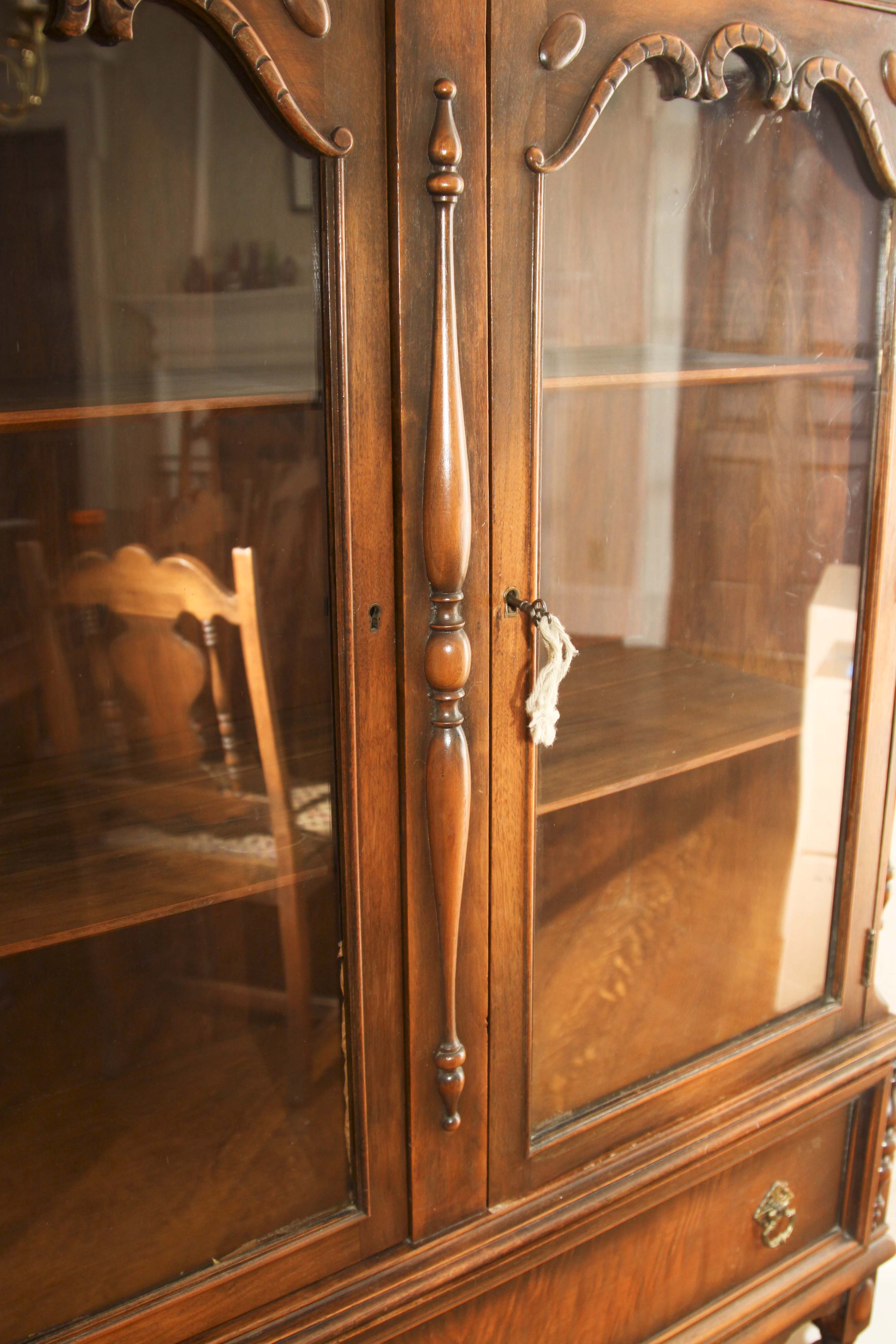 Jacobean Revival China Cabinet
