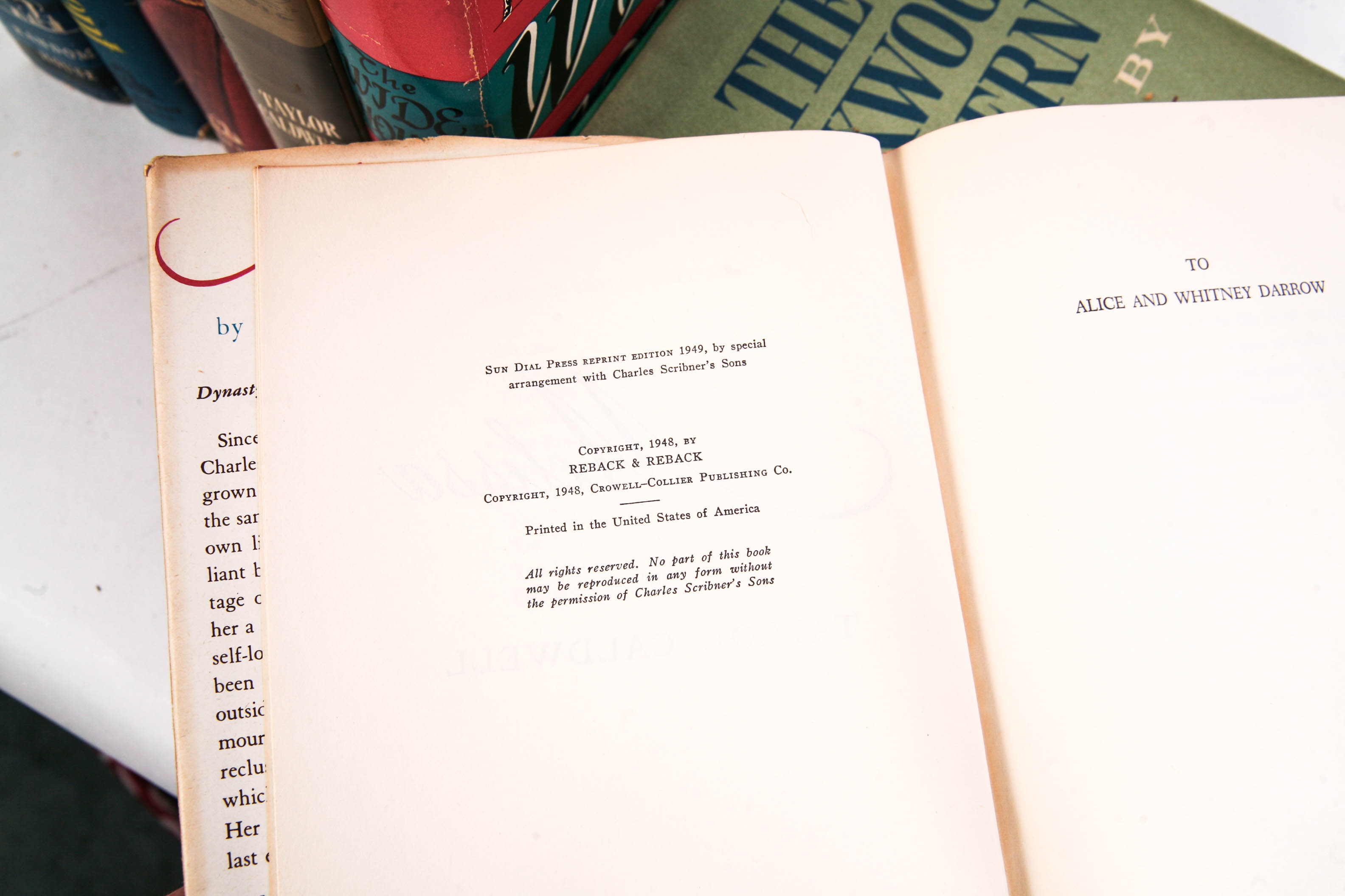 Collection of Vintage Novels by Taylor Caldwell and John O'Hara