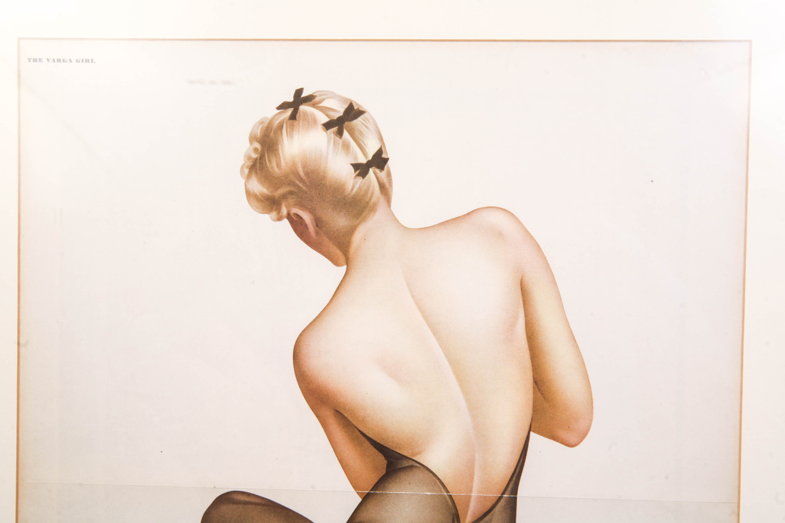 WWII Era Esquire Magazine Varga Pin-Up Centerfold